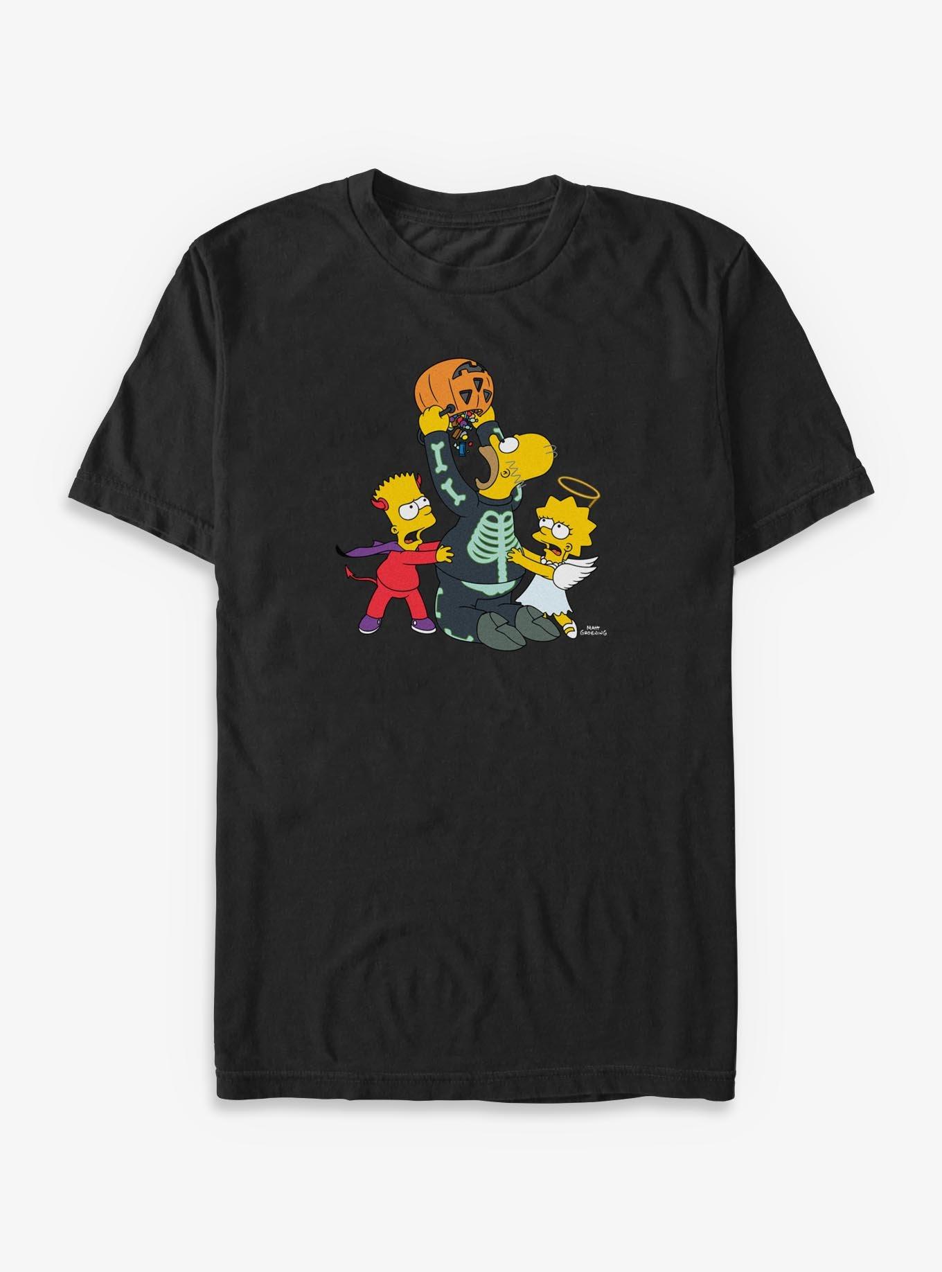 The Simpsons Ready For Halloween Candy Big & Tall T-Shirt, , hi-res
