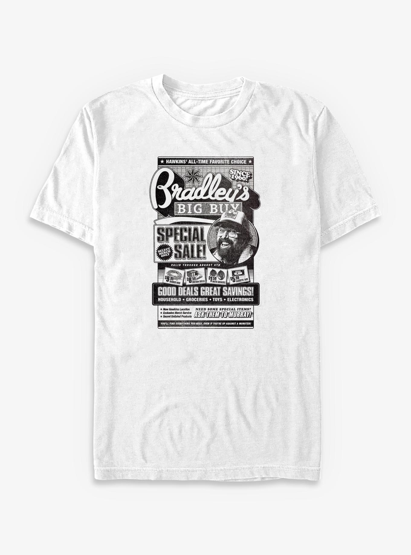 Stranger Things Bradley's Big Buy Big & Tall T-Shirt