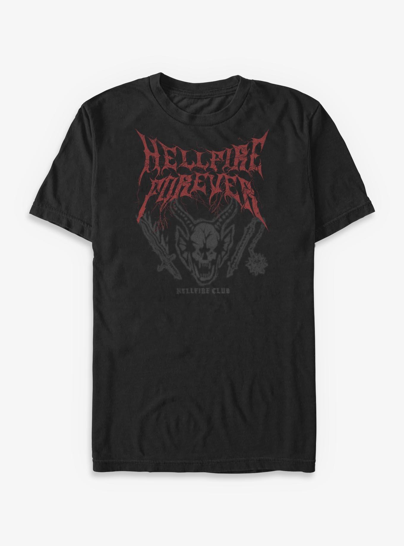 Stranger Things Hellfire Forever Big & Tall T-Shirt Hot Topic Exclusive