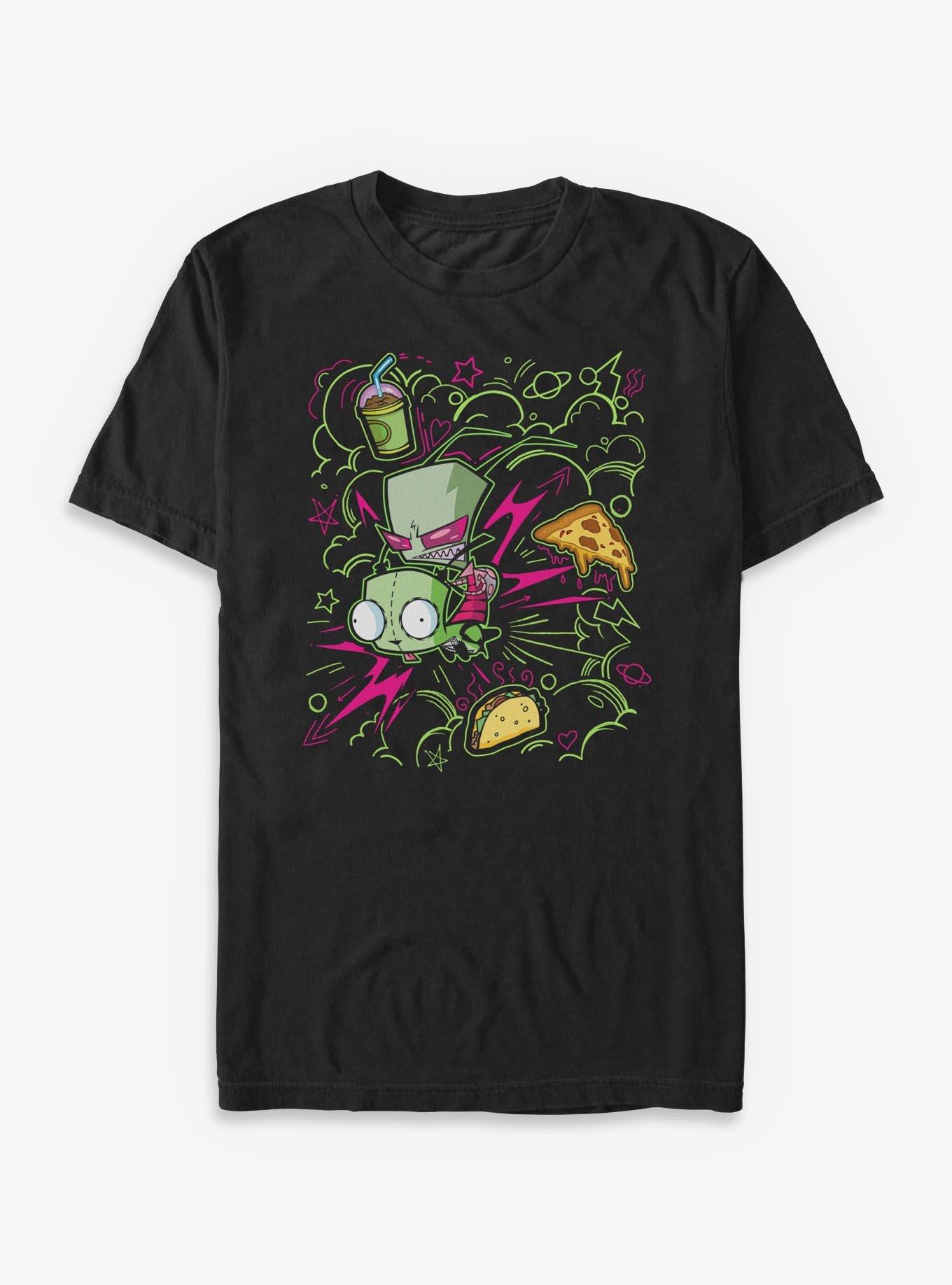 Invader Zim Doodle Zim Big & Tall T-Shirt, , hi-res