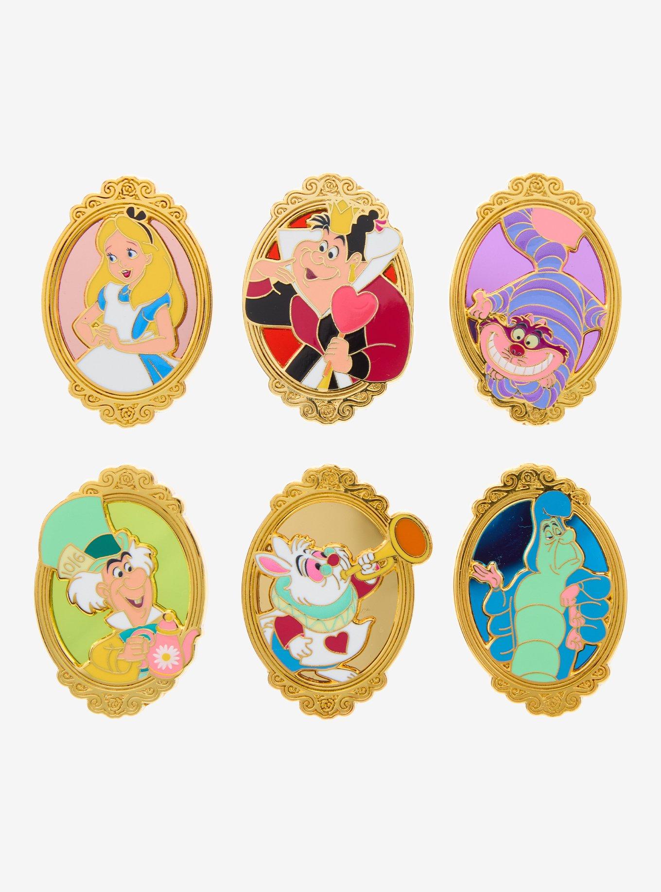 Disney Alice in Wonderland Character Stained Glass Portrait Blind Box Enamel Pin - BoxLunch Exclusive