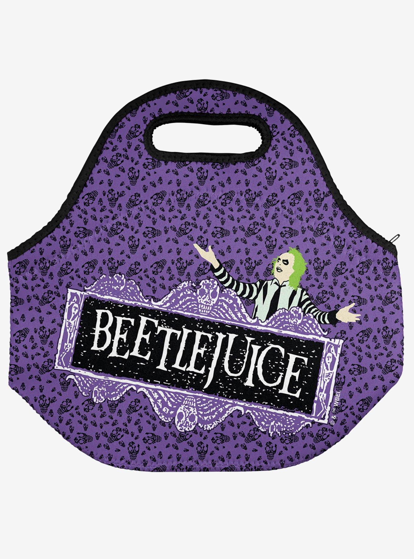 Beetlejuice Logo Soft Neoprene Lunch Bag, , hi-res