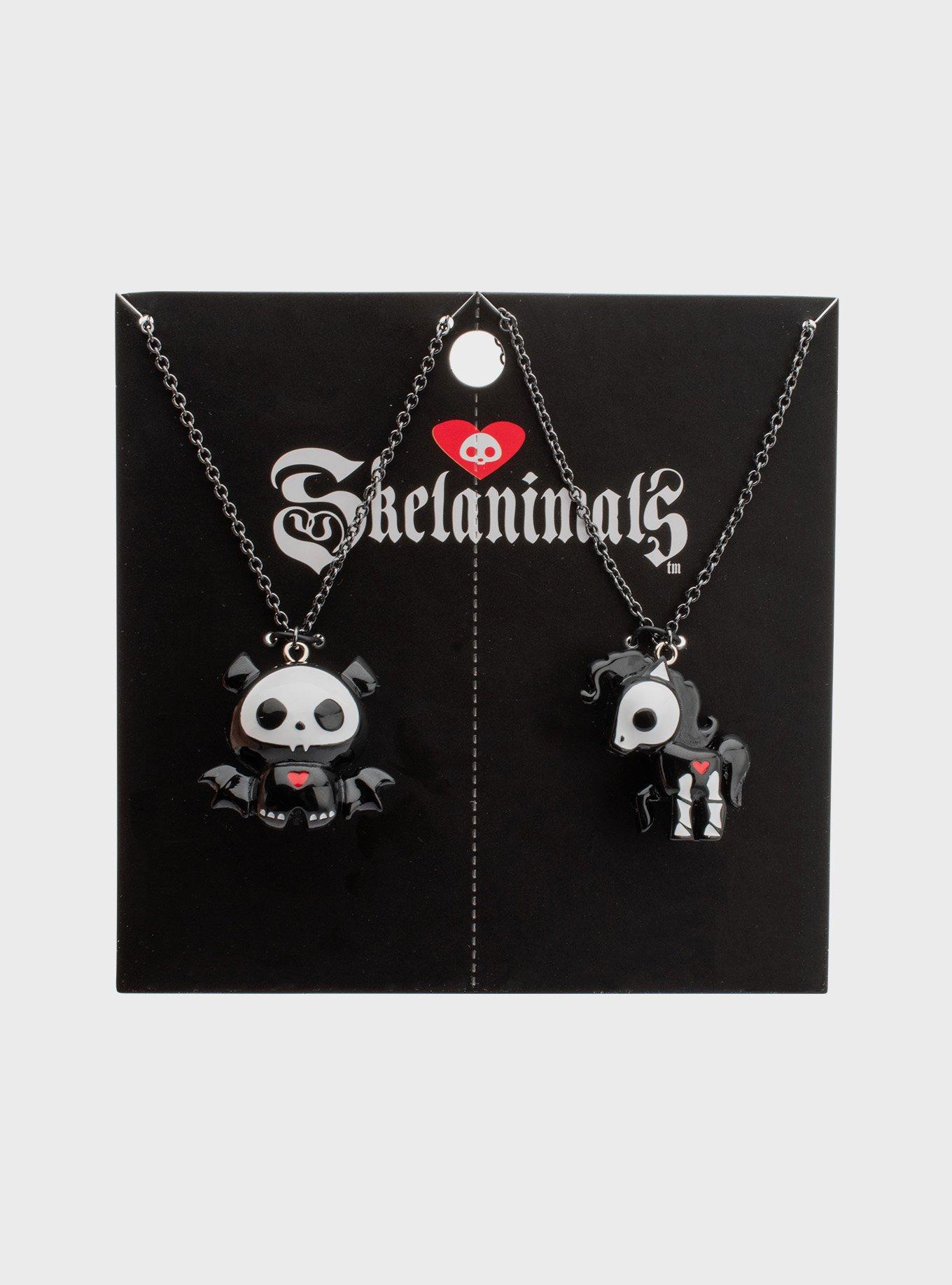 Skelanimals Diego & Carrie Best Friend Necklace Set, , hi-res