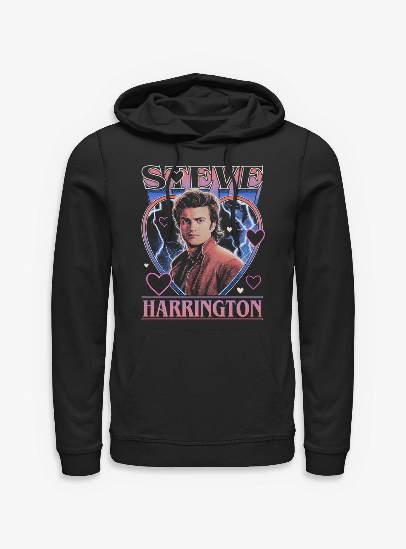 Stranger Things Steve Harrington Hearts Hoodie Hot Topic Exclusive