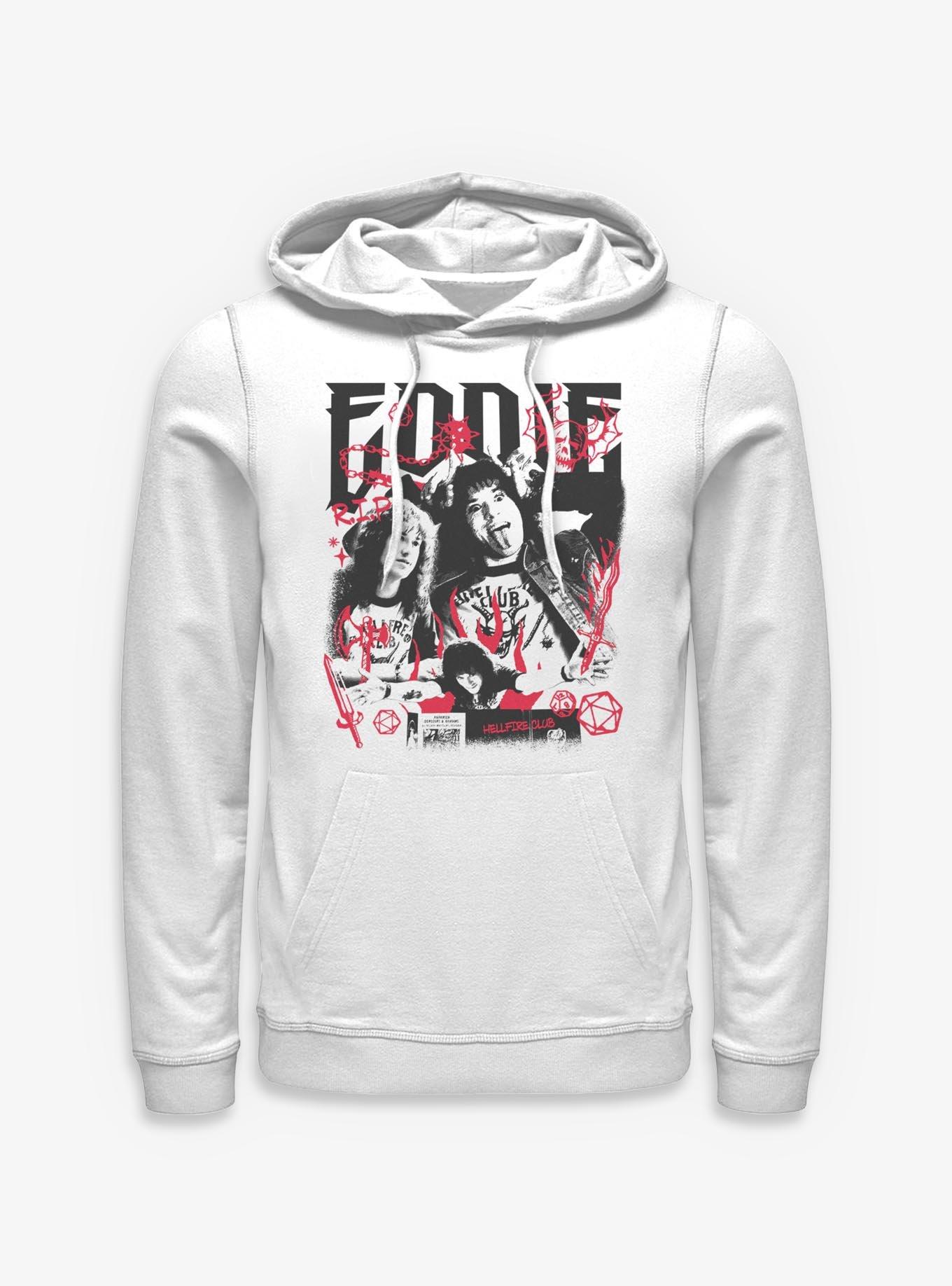 Stranger Things Eddie Munson Collage Hoodie, , hi-res