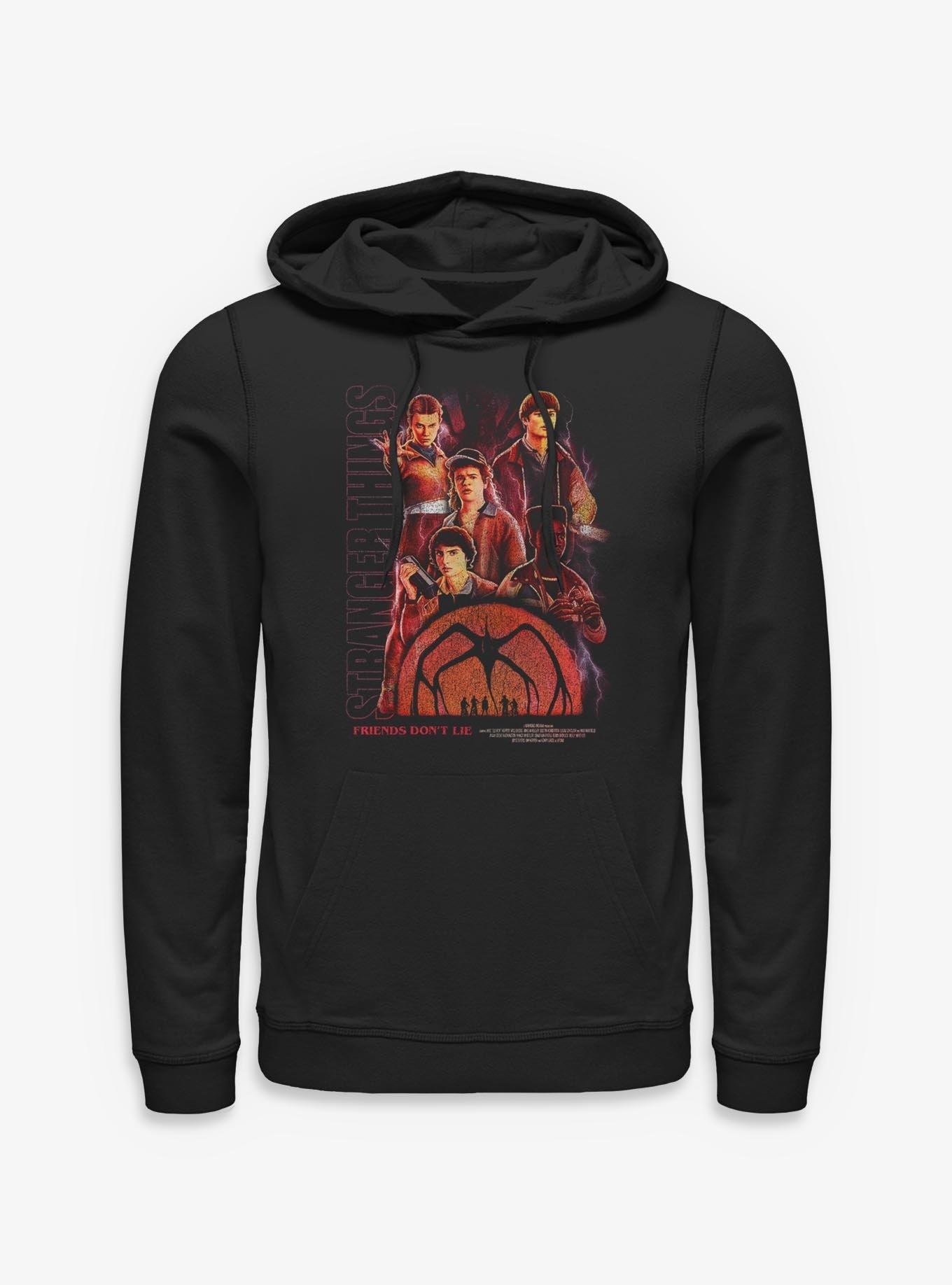 Stranger Things Friends Collage Hoodie Hot Topic Exclusive