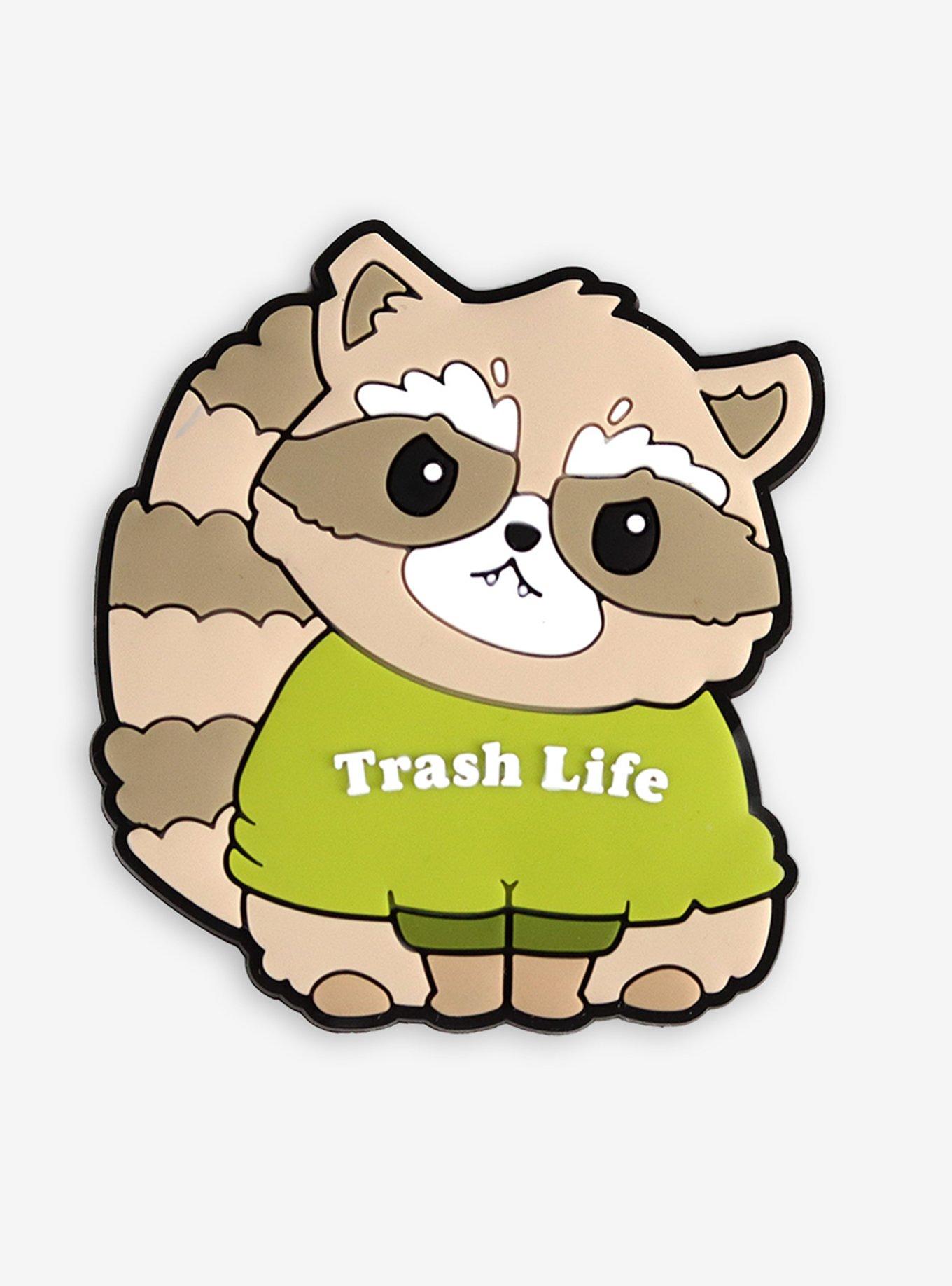 LuxCups Trash Life Raccoon Magnet, , hi-res