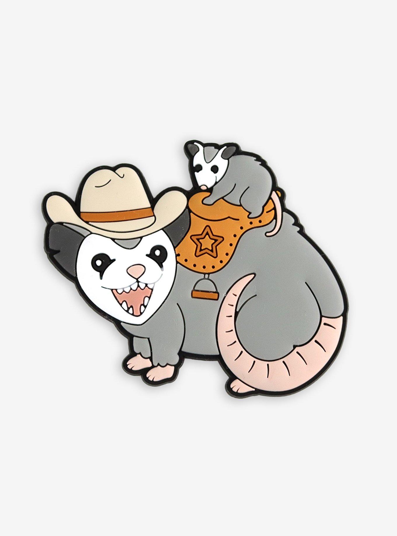 LuxCups Possum Cowboy Magnet, , hi-res