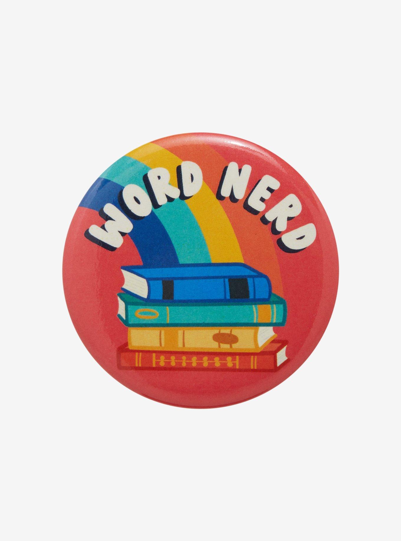 Word Nerd Circular Magnet, , hi-res