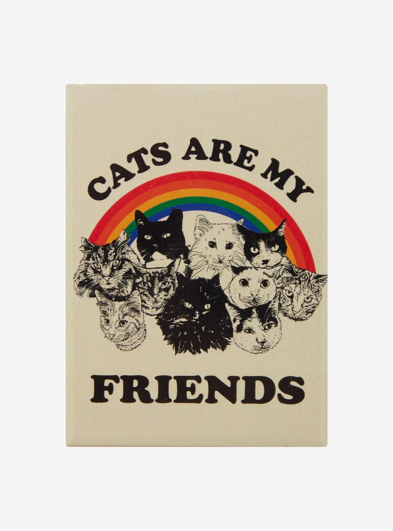 Cat Friends Rectangular Magnet, , hi-res