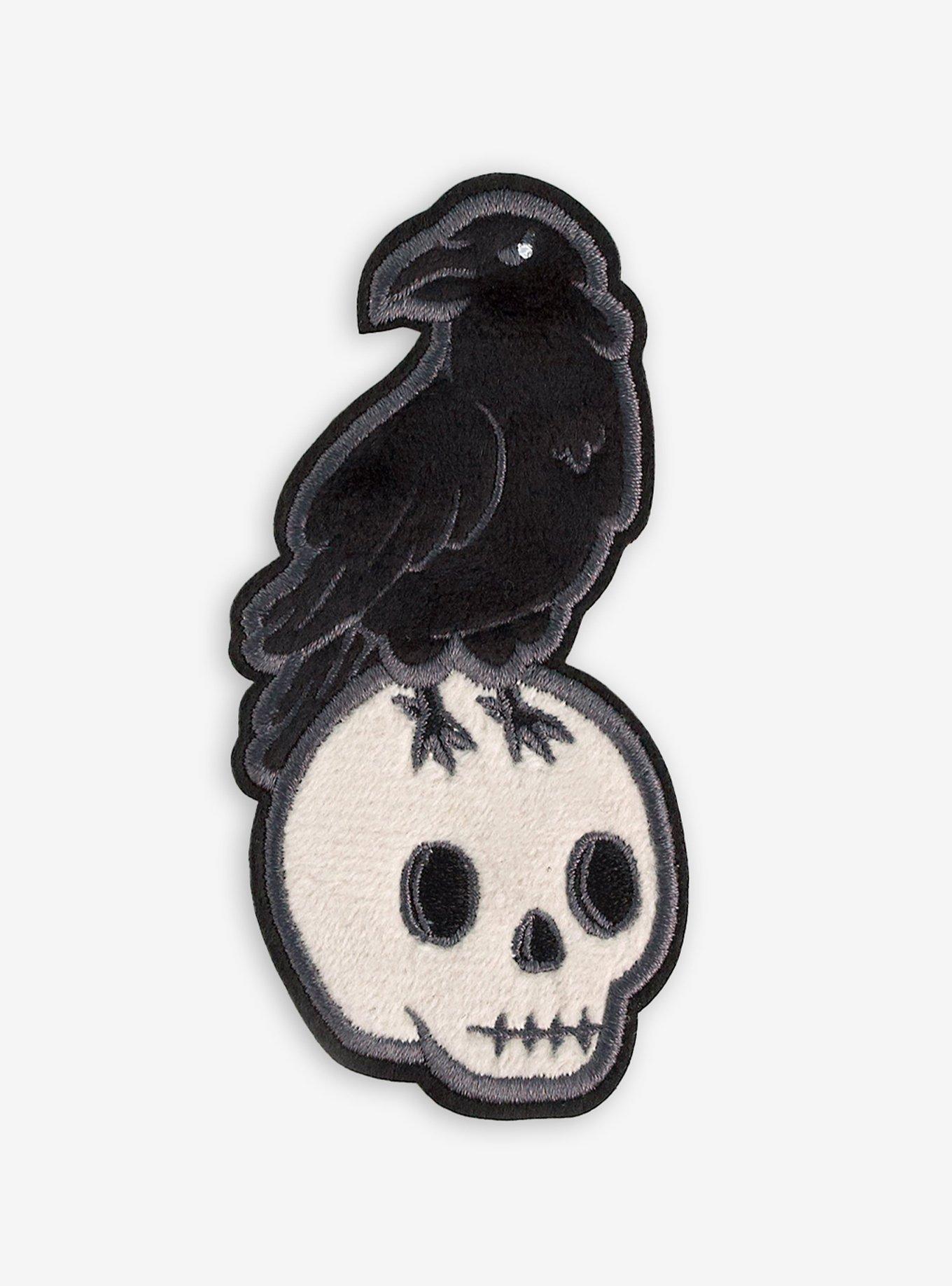 LuxCUps Raven Skull Patch, , hi-res