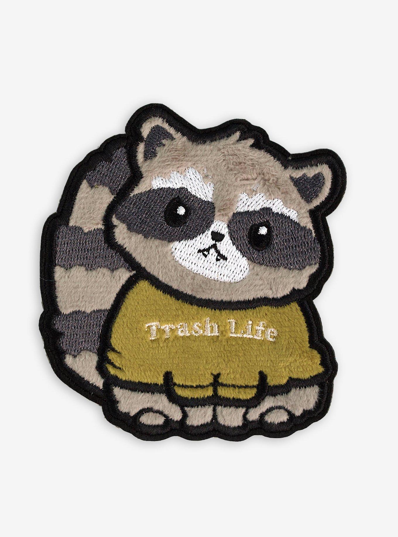 LuxCups Trash Life Raccoon Patch, , hi-res