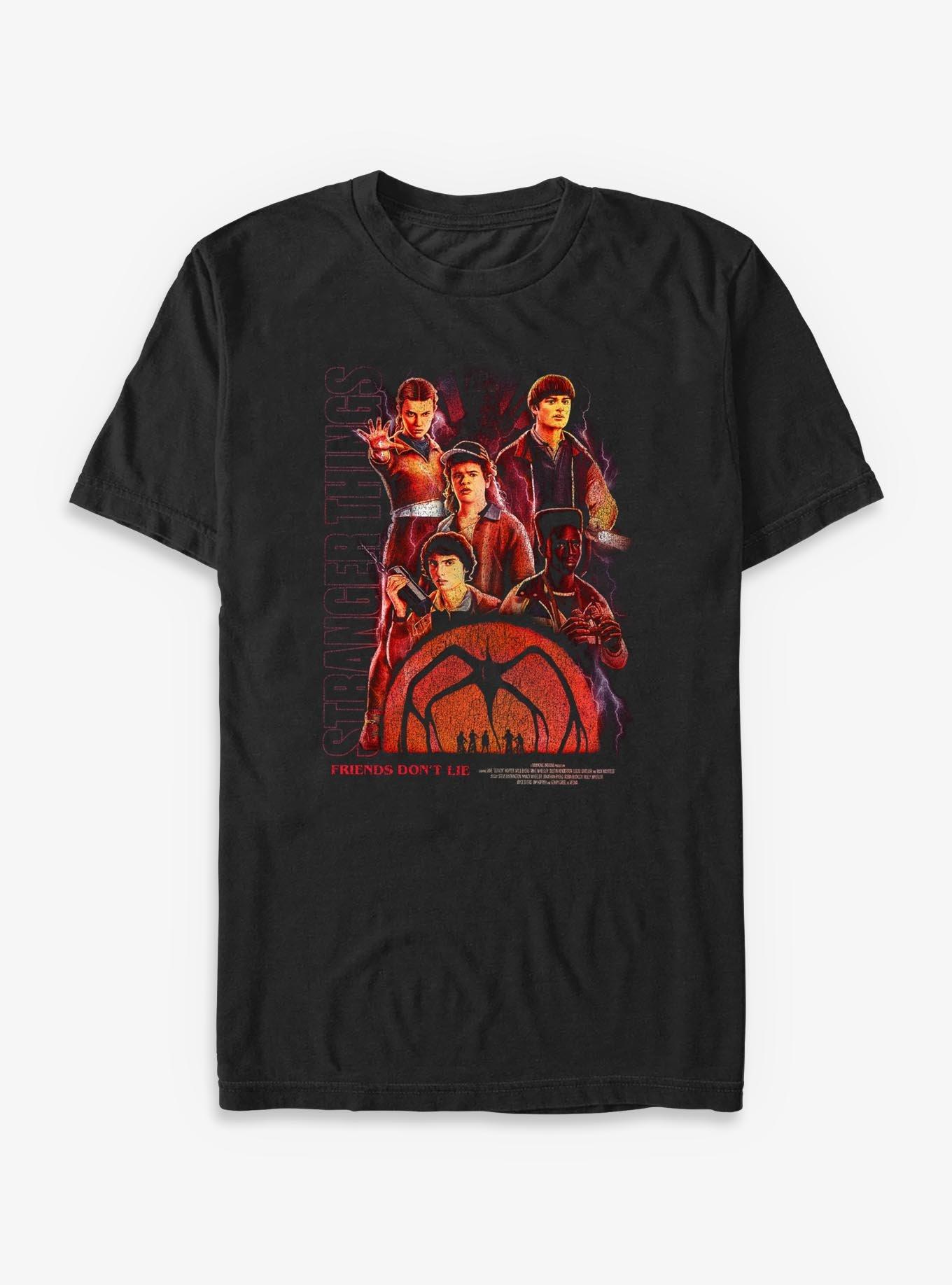 Stranger Things Friends Collage T-Shirt?Hot Topic Exclusive, , hi-res