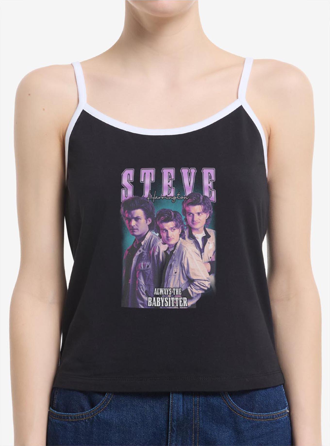 Stranger Things Steve Harrington Collage Girls Cami, , hi-res