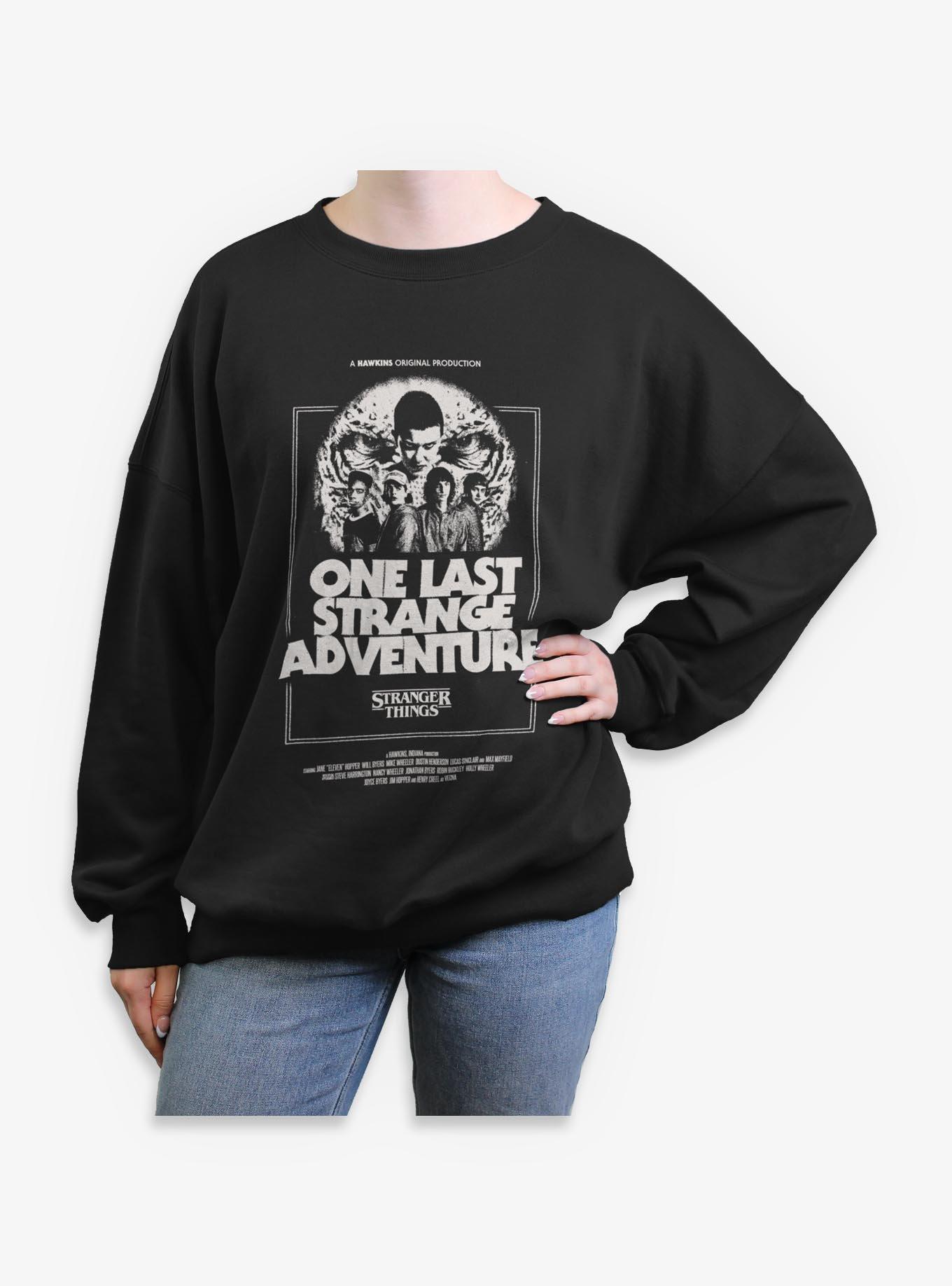 Stranger Things A Hawkins Original Production Girls Oversized Sweatshirt, , hi-res