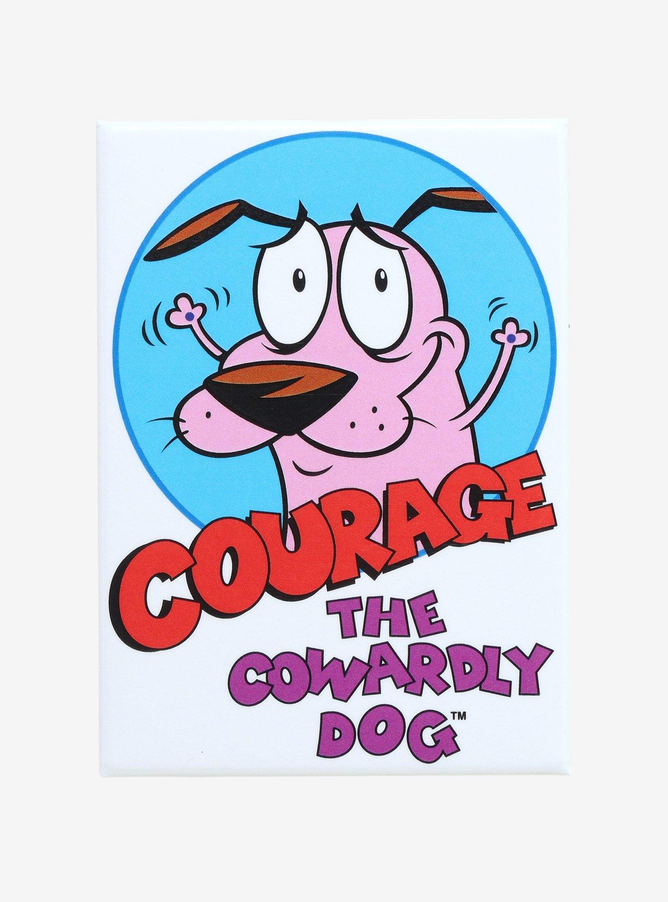 Courage The Cowardly Dog Cheer Magnet | Hot Topic