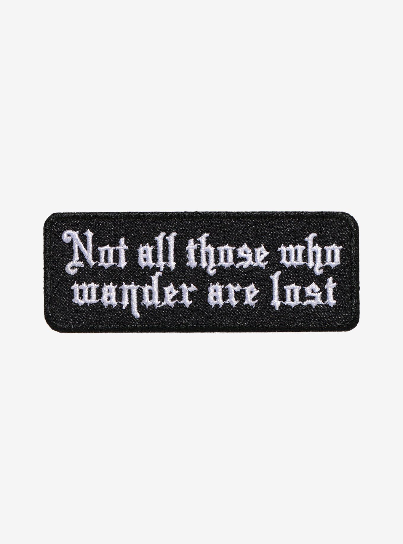 Not All Those Who Wander Patch, , hi-res