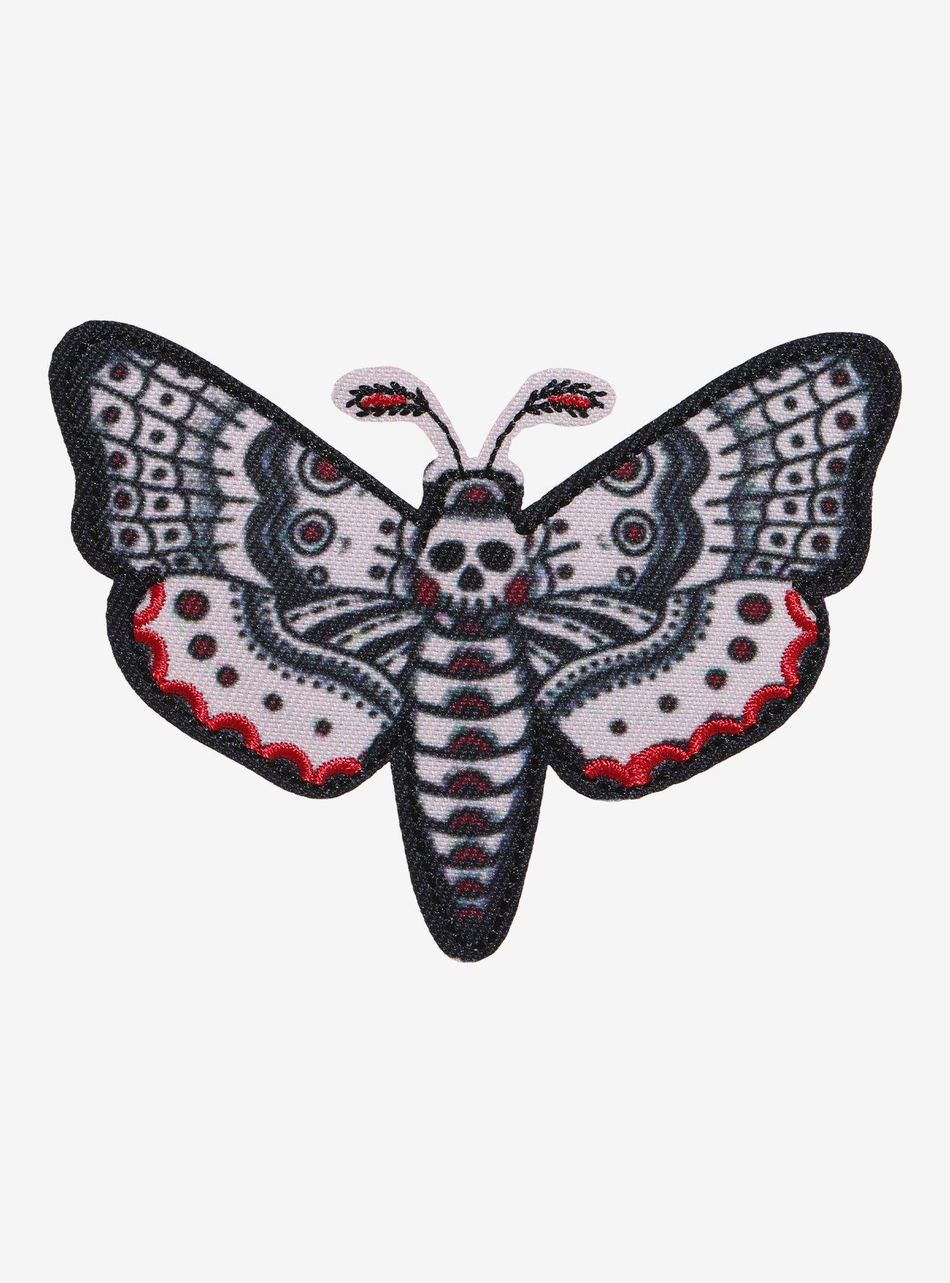 Death's-Head Hawkmoth Tattoo Patch, , hi-res