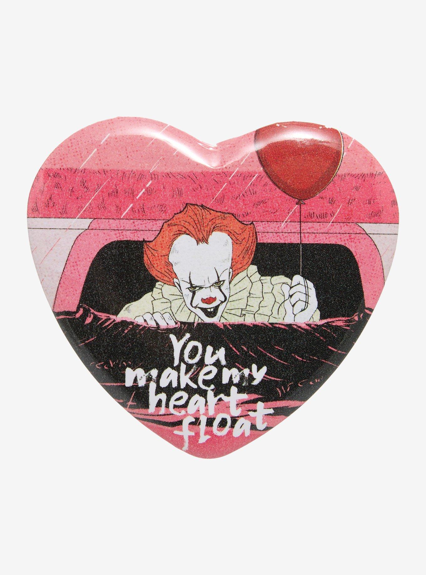 IT Pennywise Float Heart Button, , hi-res
