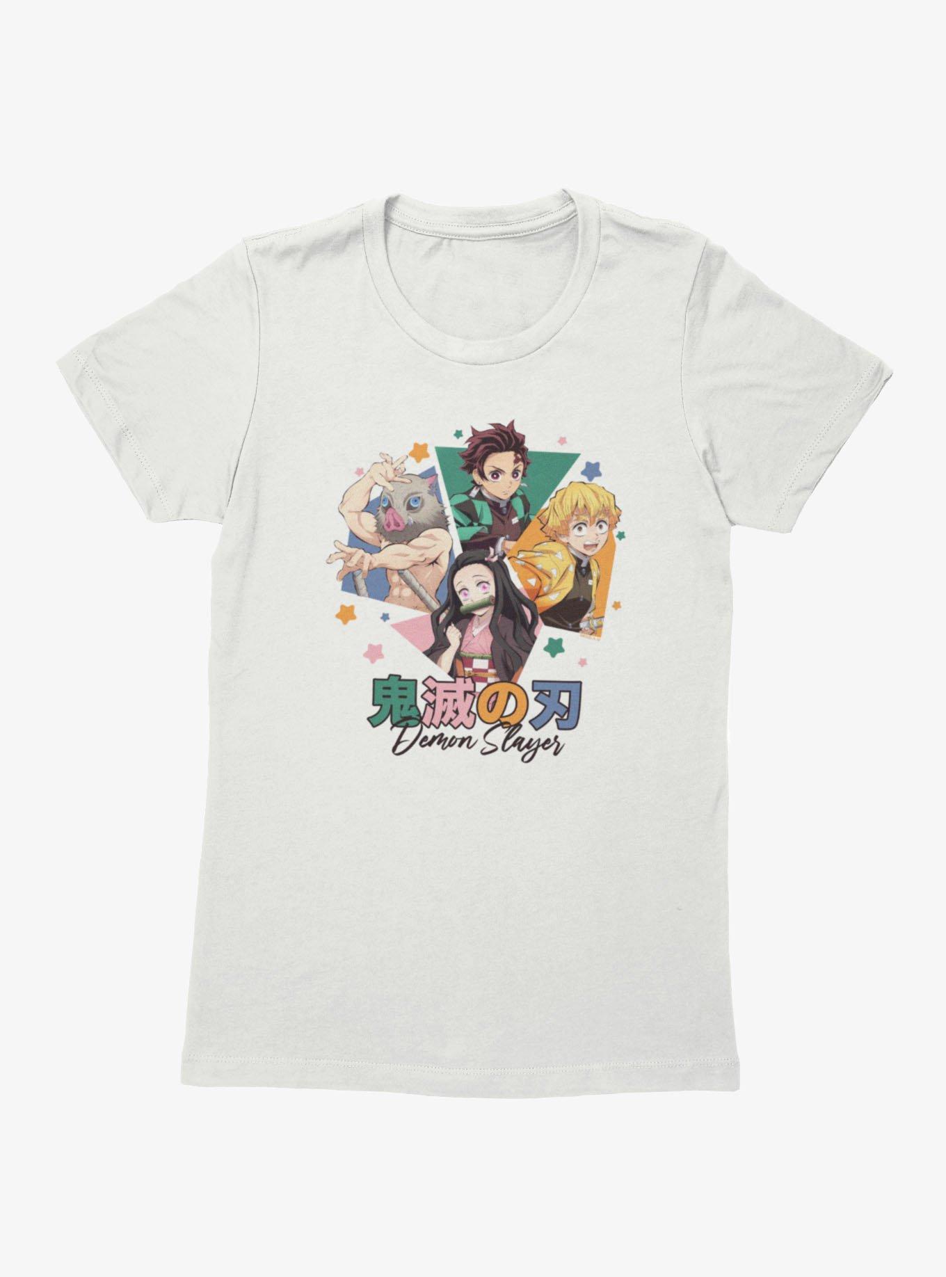 Demon Slayer: Kimetsu No Yaiba Group Triangles Womens T-Shirt, , hi-res