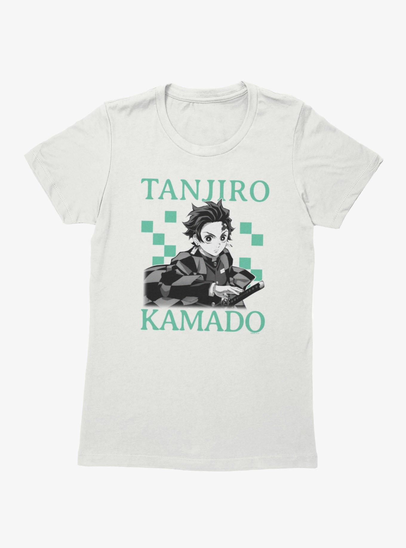 Demon Slayer: Kimetsu No Yaiba Tanjiro Kamado Square Pattern Womens T-Shirt, , hi-res
