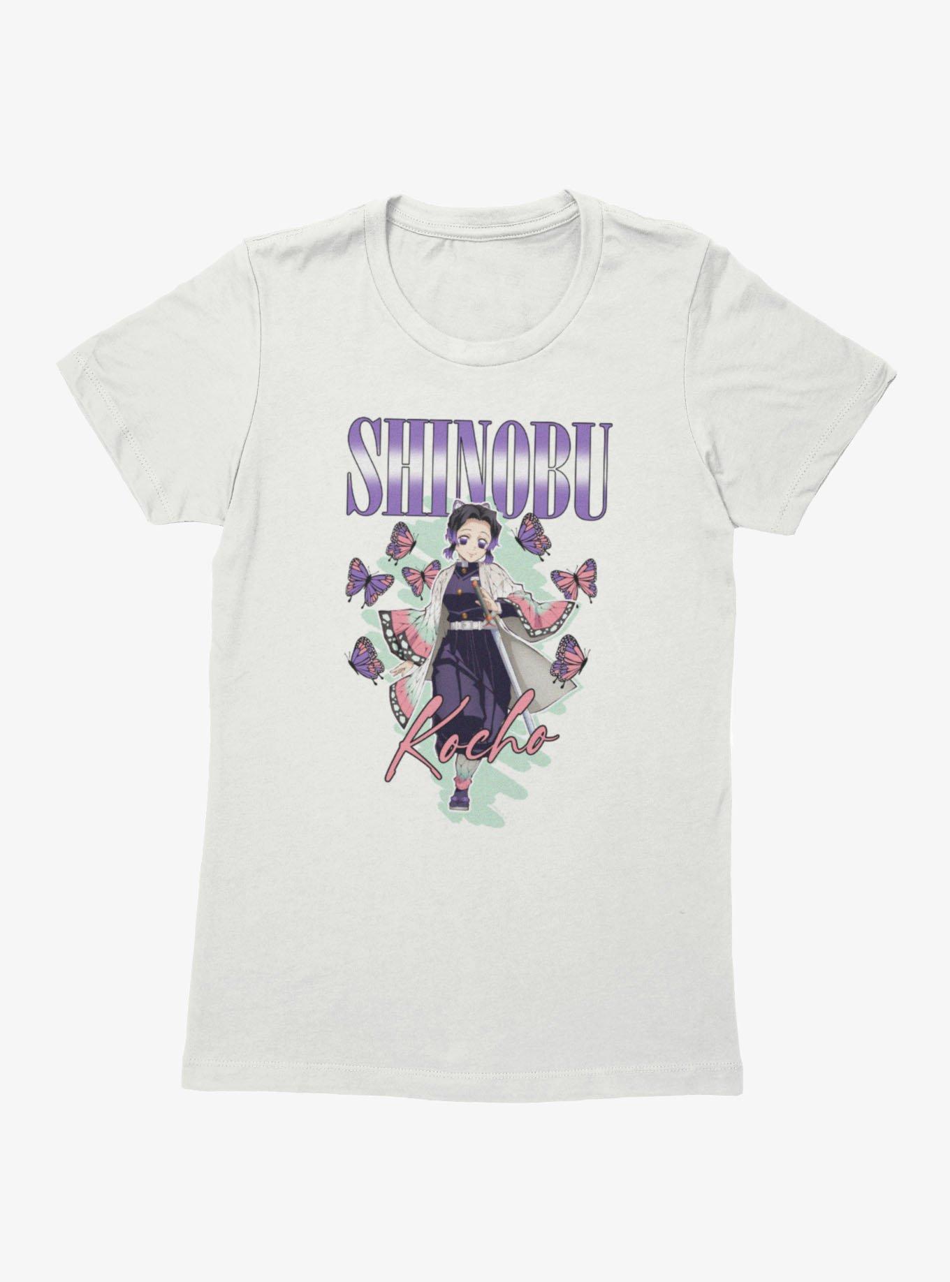 Demon Slayer: Kimetsu No Yaiba Shinobu Kochu Butterflies Womens T-Shirt, , hi-res