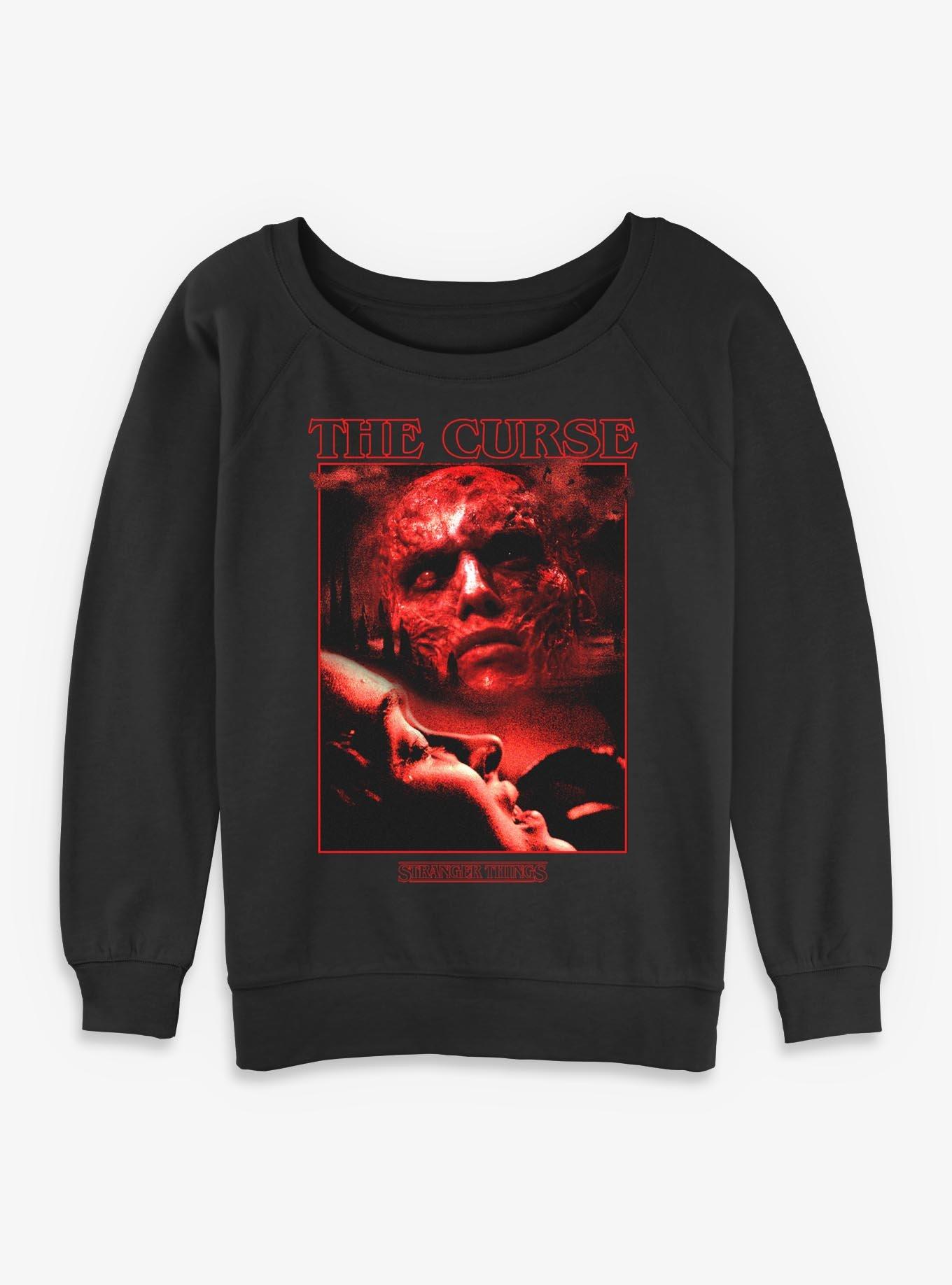 Stranger Things The Curse Girls Slouchy Sweatshirt, , hi-res