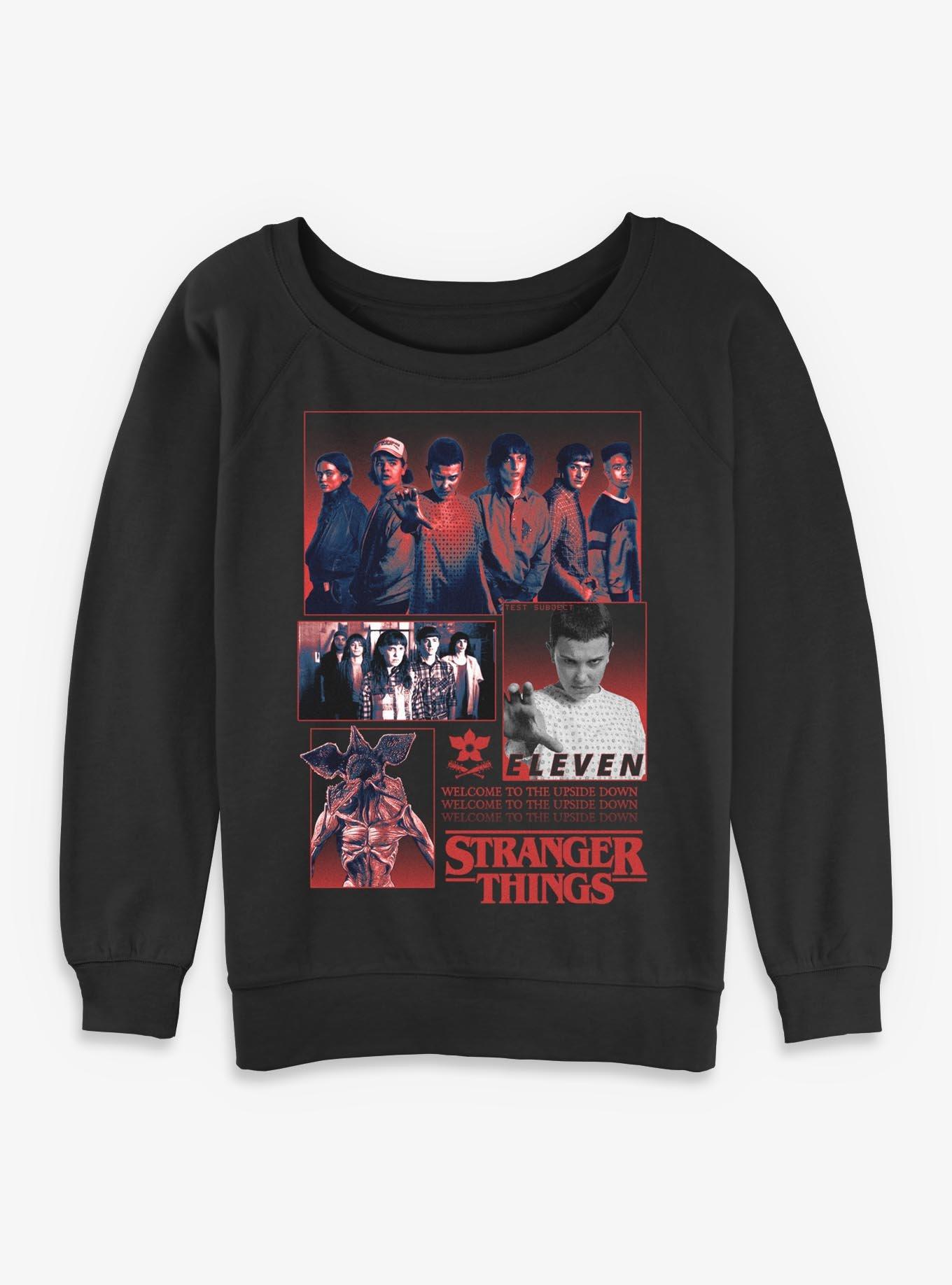 Stranger Things Iconic Moments Girls Slouchy Sweatshirt, , hi-res