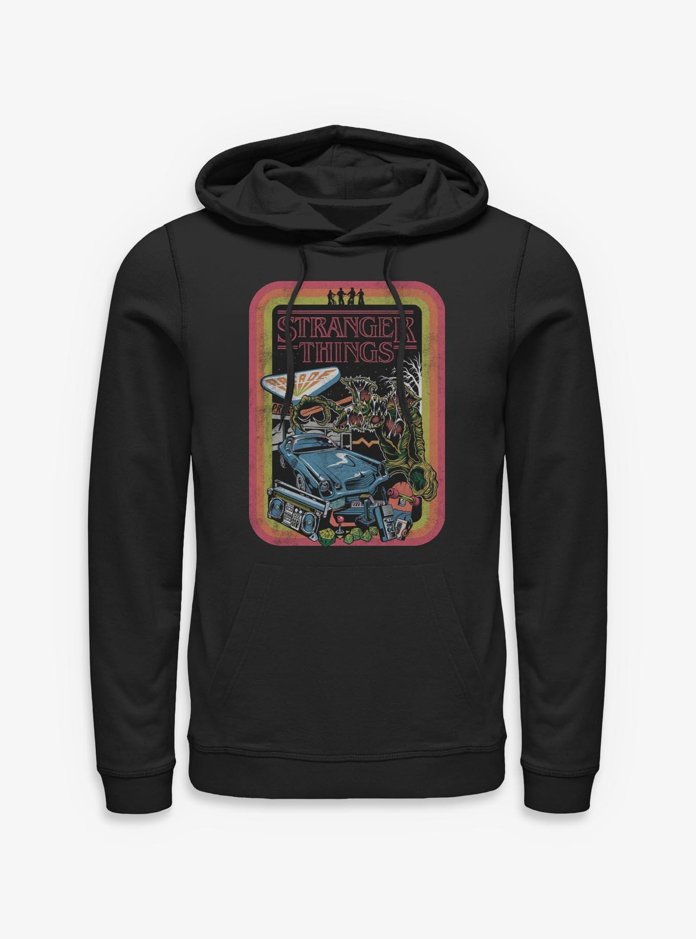 Stranger Things Retro Collage Hoodie, , hi-res