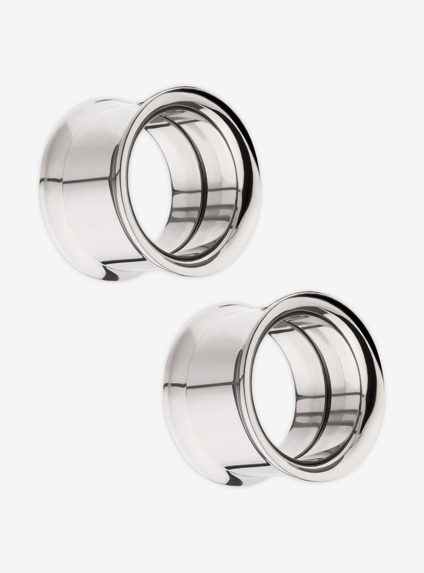 Titanium Silver Eyelet Plug 2 Pack, , hi-res
