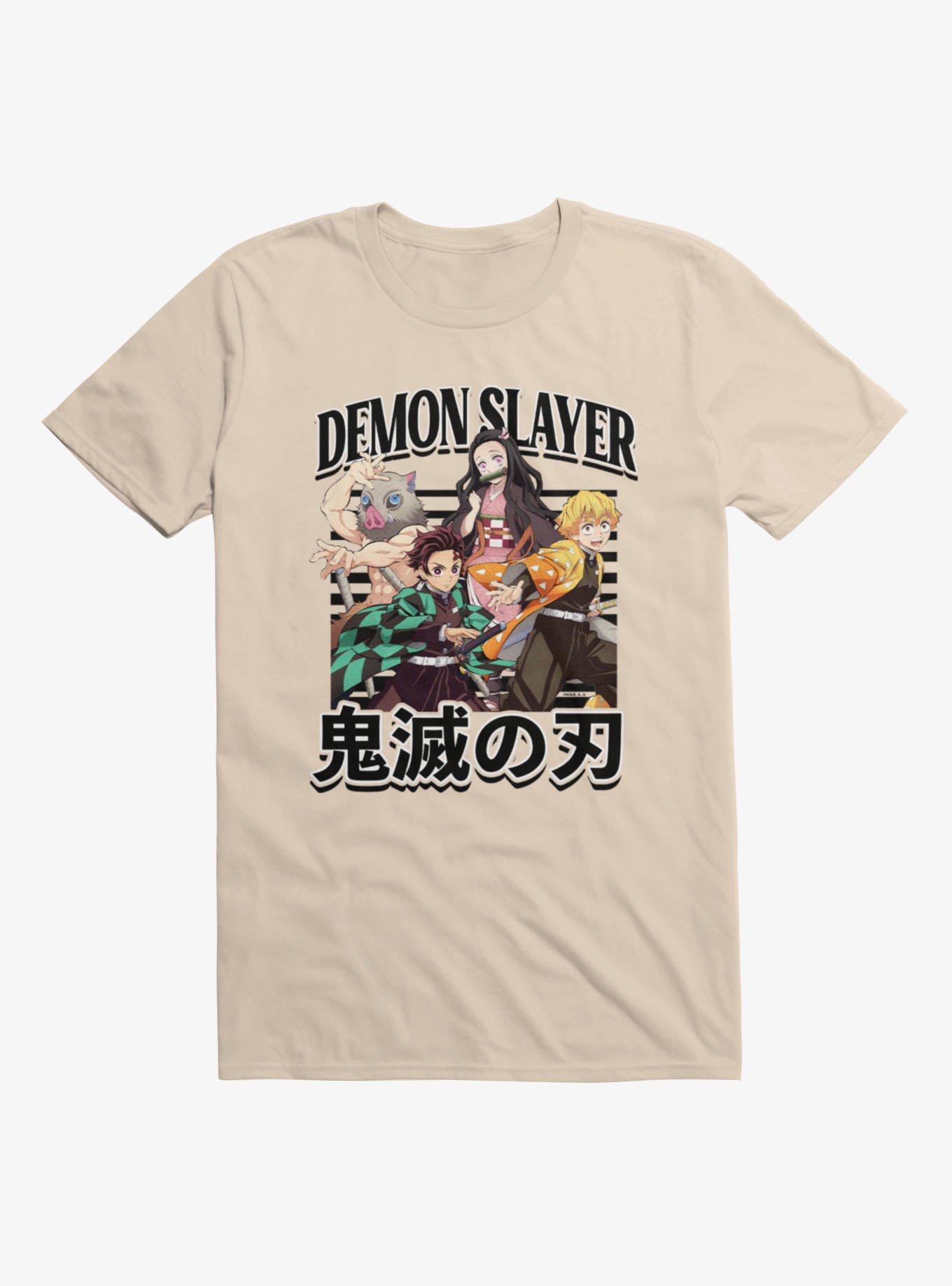 Demon Slayer: Kimetsu No Yaiba Group Names T-Shirt, , hi-res