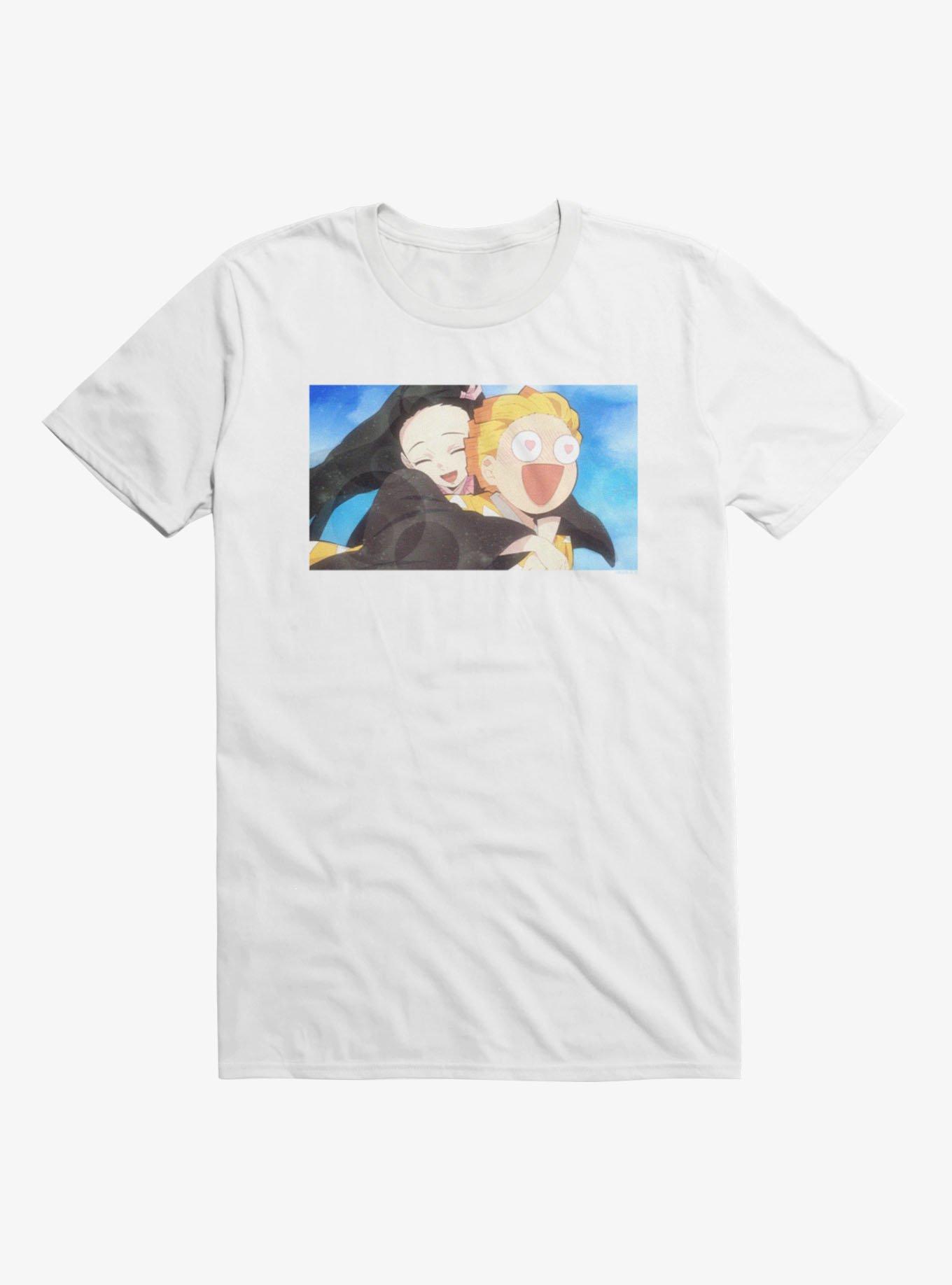 Demon Slayer: Kimetsu No Yaiba Lovely Zenitsu & Nezuko T-Shirt, , hi-res