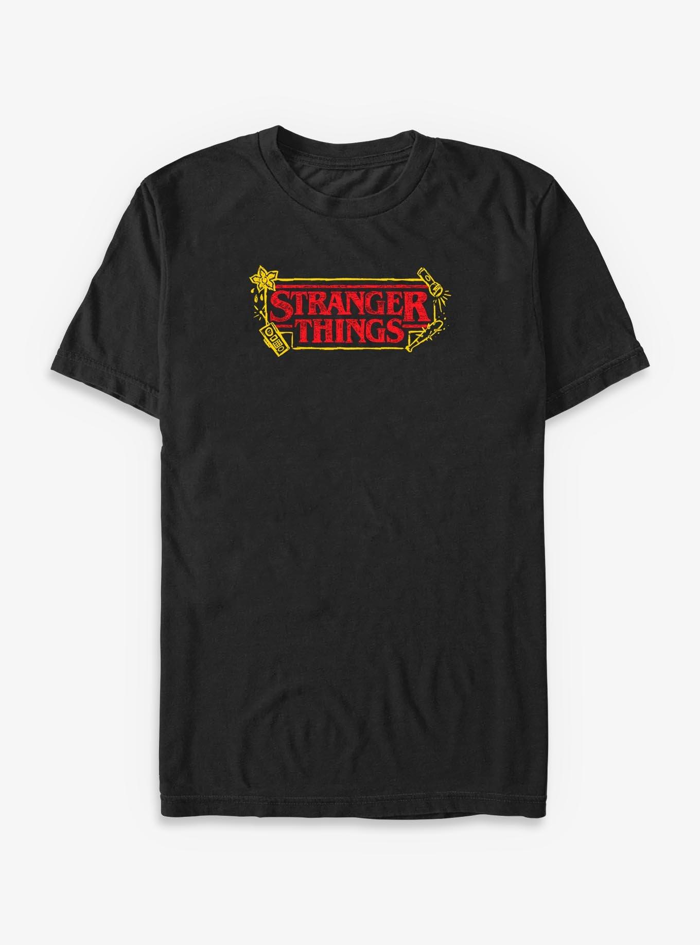 Stranger Things Sketch Logo Big & Tall T-Shirt, , hi-res