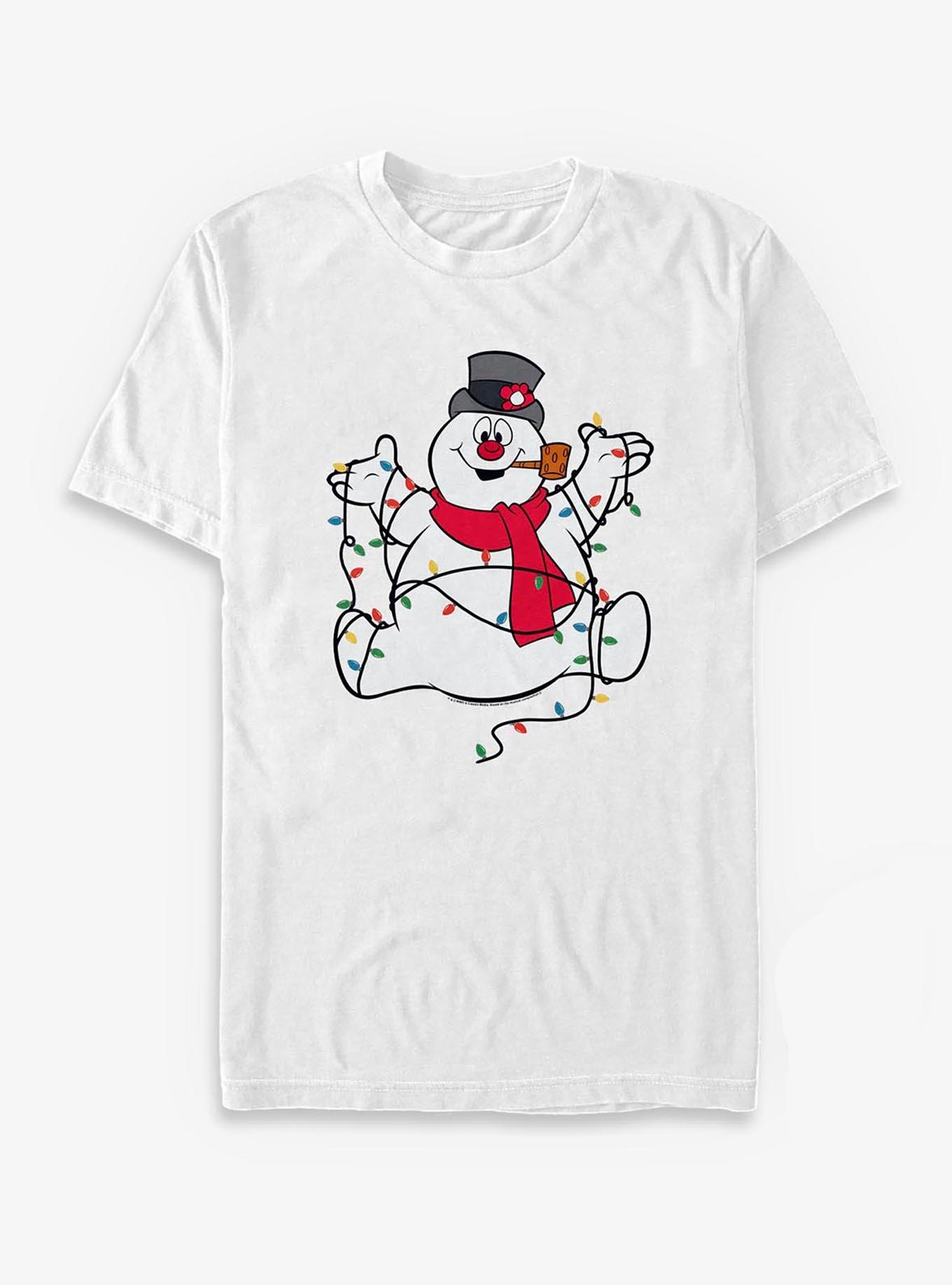 Frosty The Snowman Lights Big & Tall T-Shirt, , hi-res
