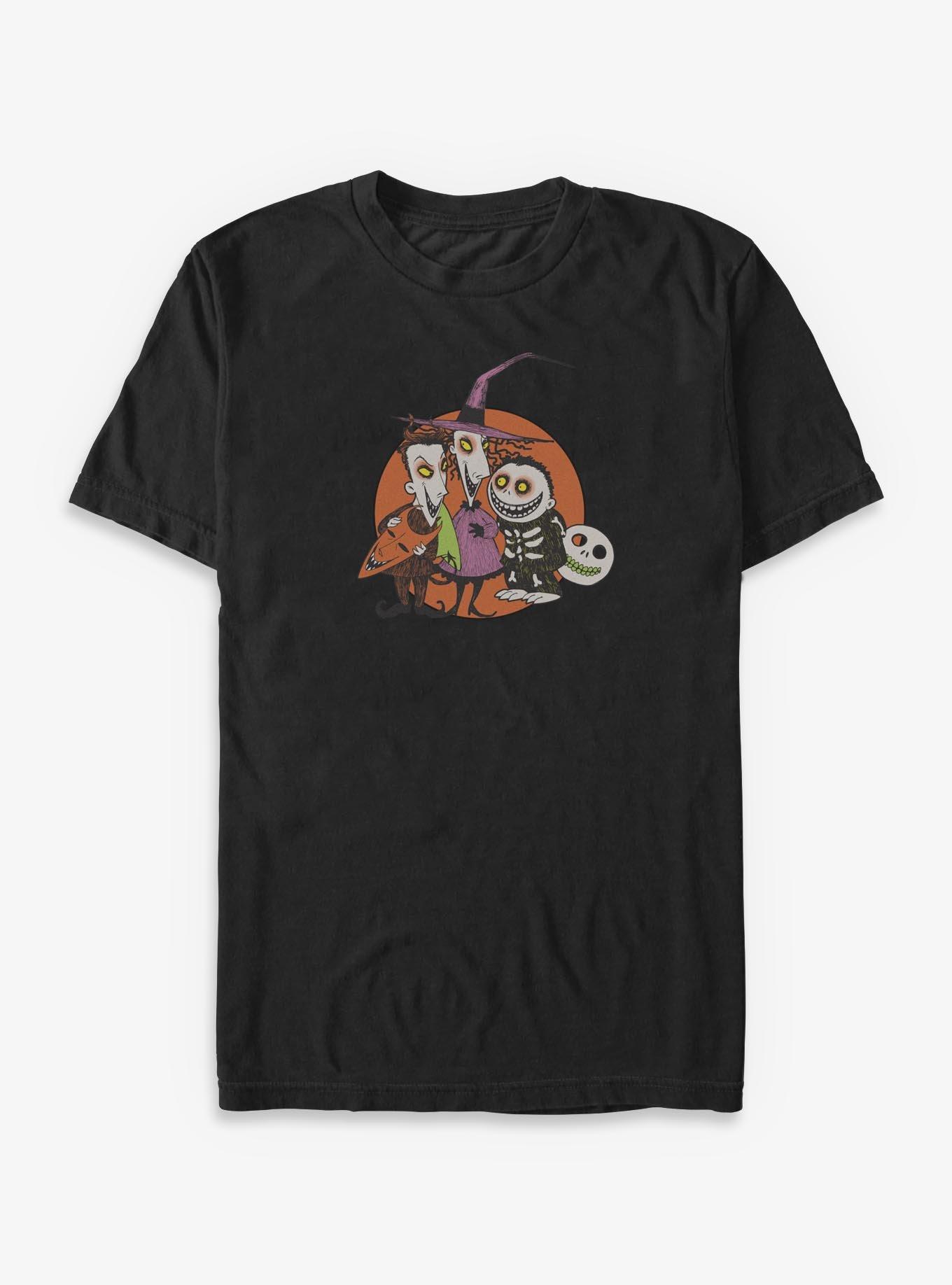 Disney The Nightmare Before Christmas Troublemakers Trio Shock, Lock, & Barrel Big & Tall T-Shirt, , hi-res