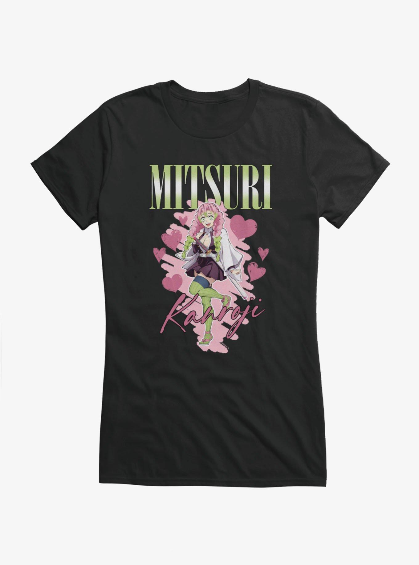 Demon Slayer: Kimetsu No Yaiba Mitsuri Kahroji Hearts Girls T-Shirt, , hi-res