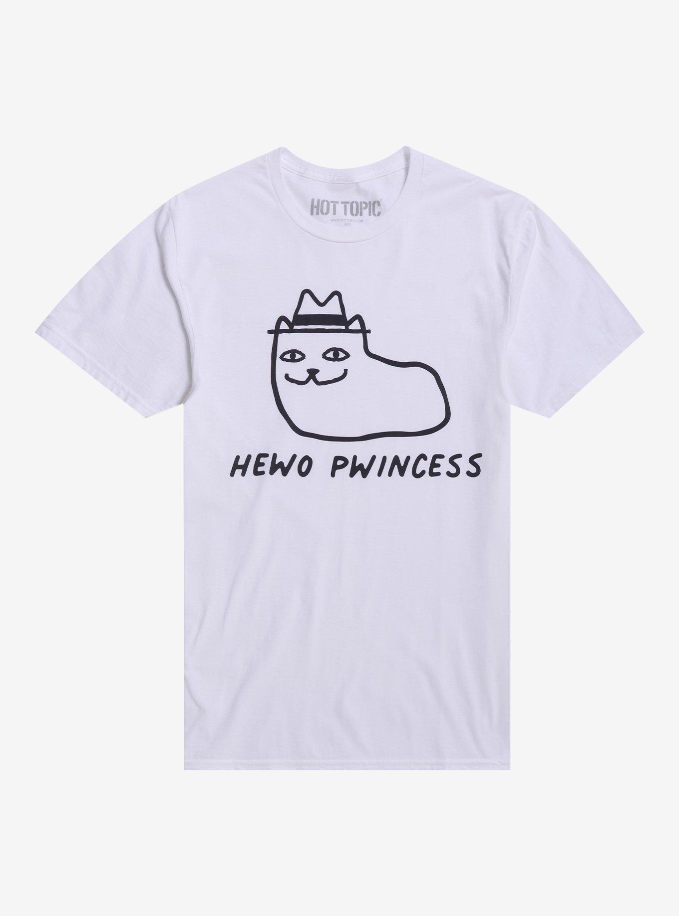Cat Blob Hewo Pwincess T-Shirt, , hi-res