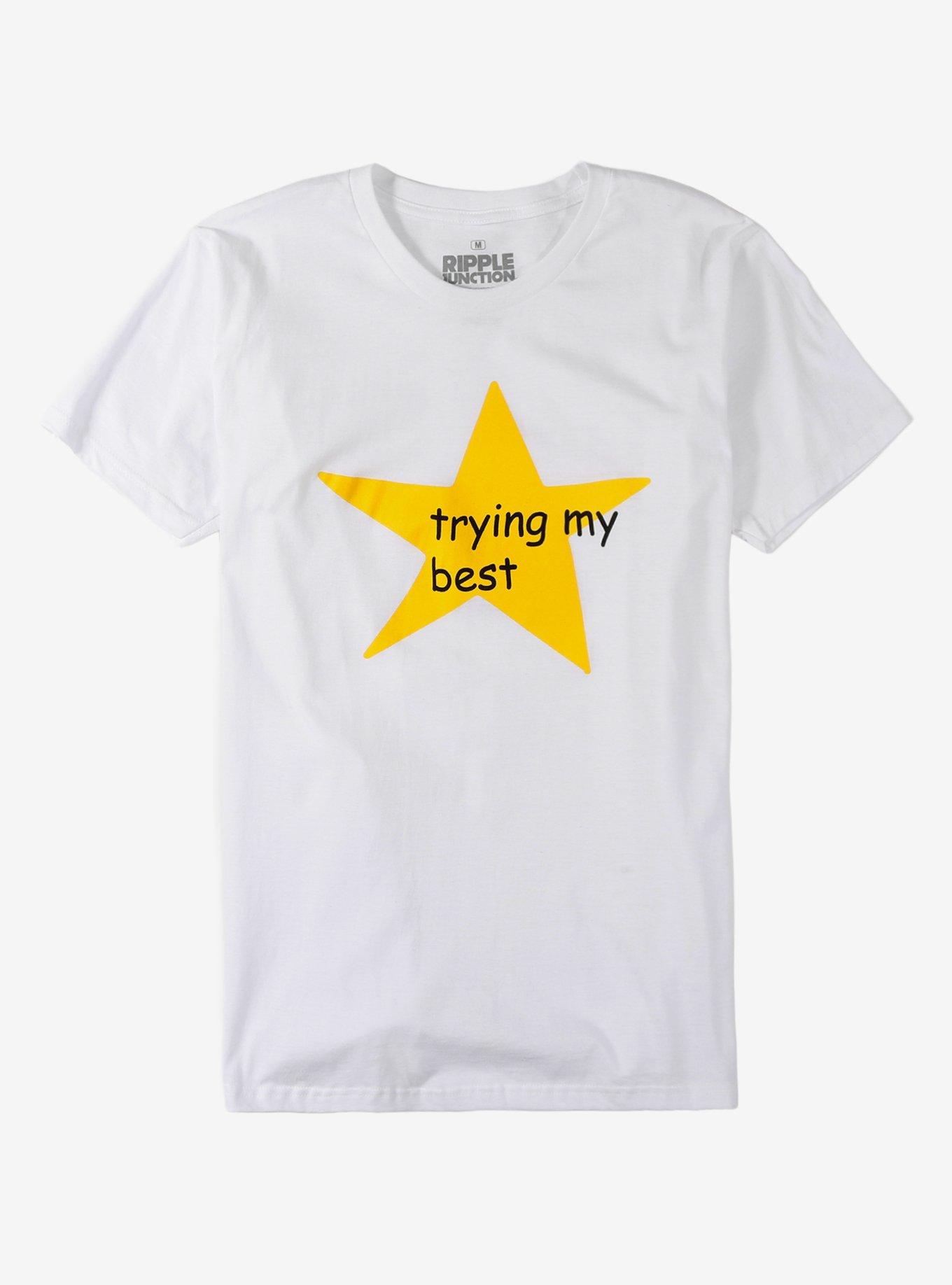 Gold Star Trying My Best T-Shirt, , hi-res