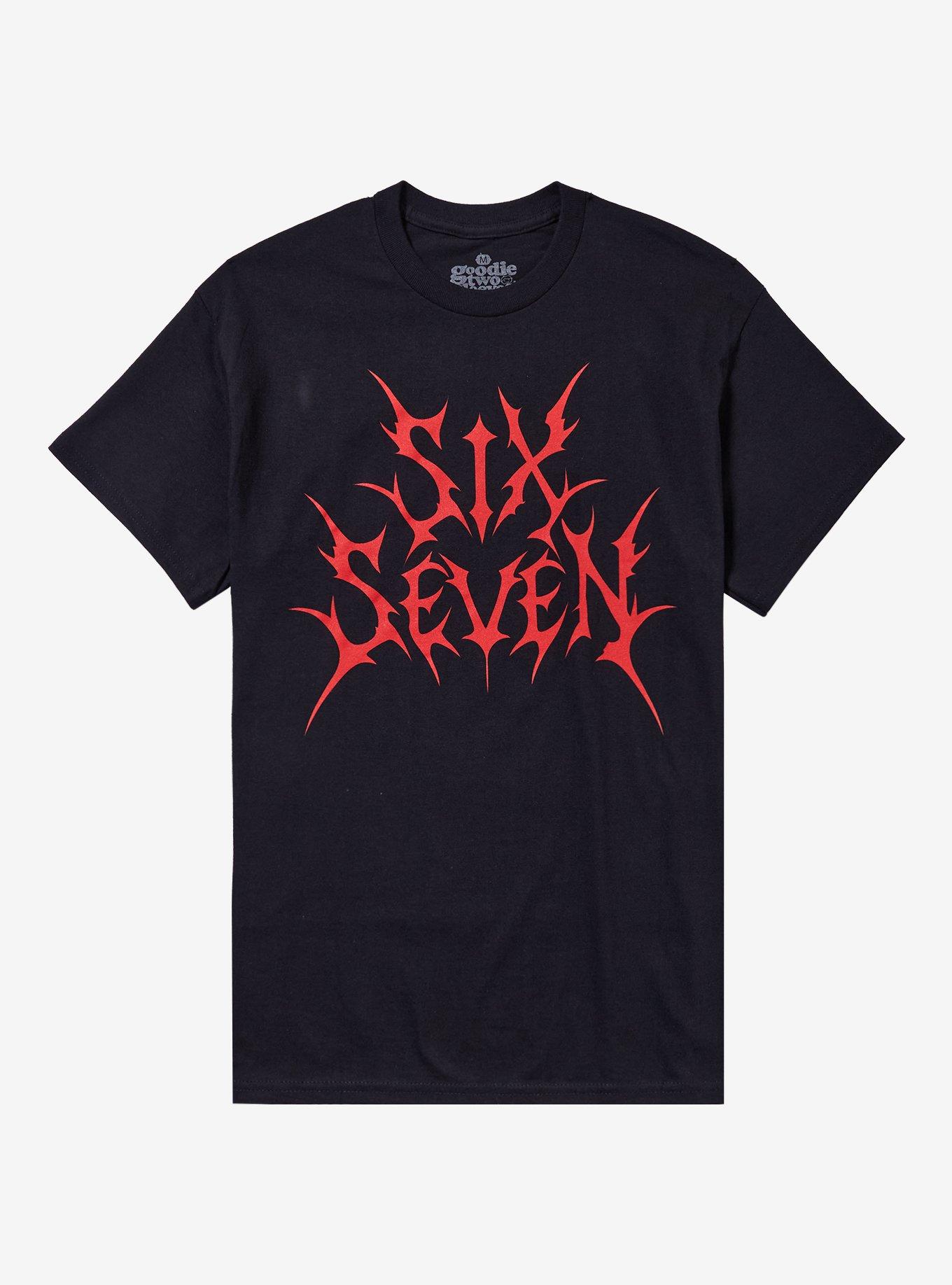 Six Seven Metal T-Shirt By Goodie Two Sleeves, , hi-res