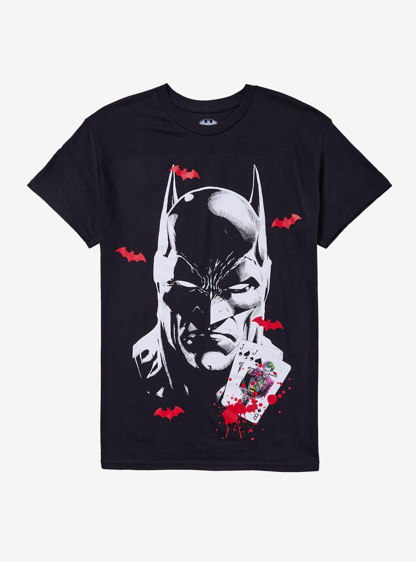DC Comics Batman Joker Card Bats T-Shirt