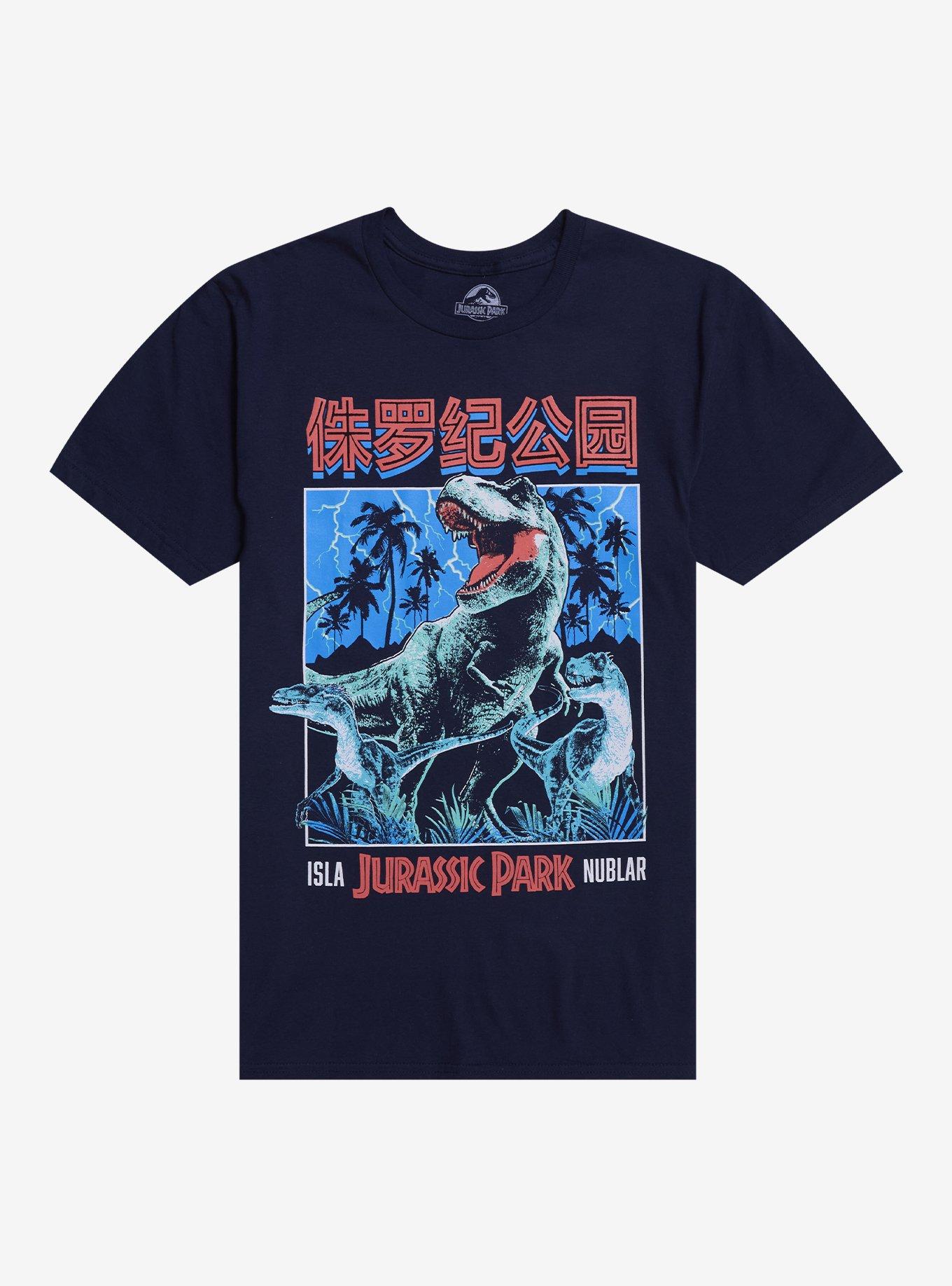 Jurassic Park Lightning Dinosaurs T-Shirt, , hi-res