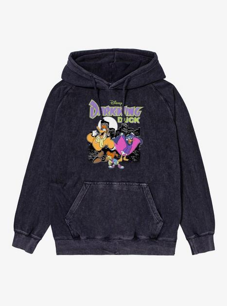 Disney Darkwing Duck Character Adventures Mineral Wash Hoodie Hot Topic ...