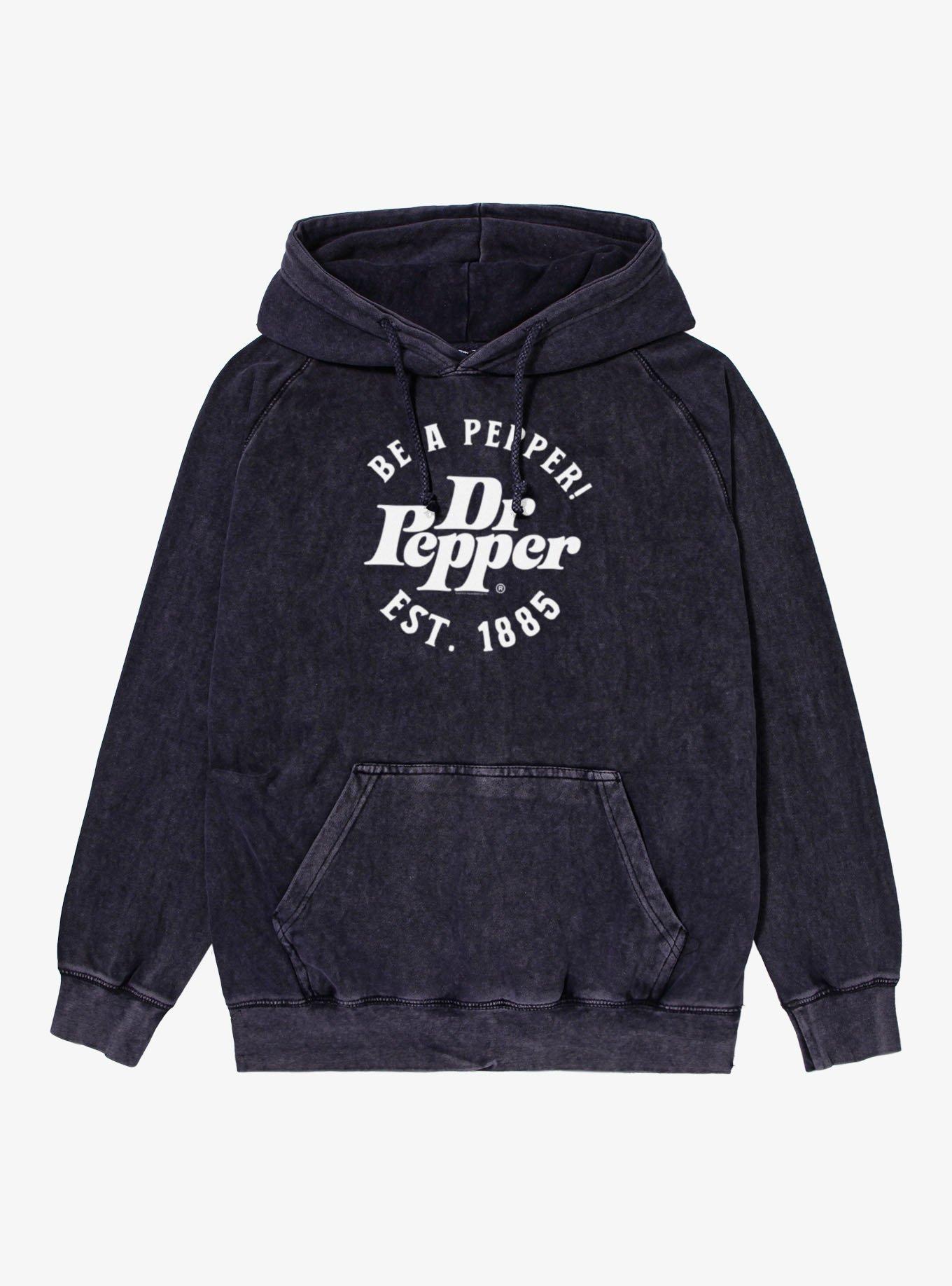 Dr. Pepper Be A Pepper Mineral Wash Hoodie Hot Topic Exclusive, , hi-res