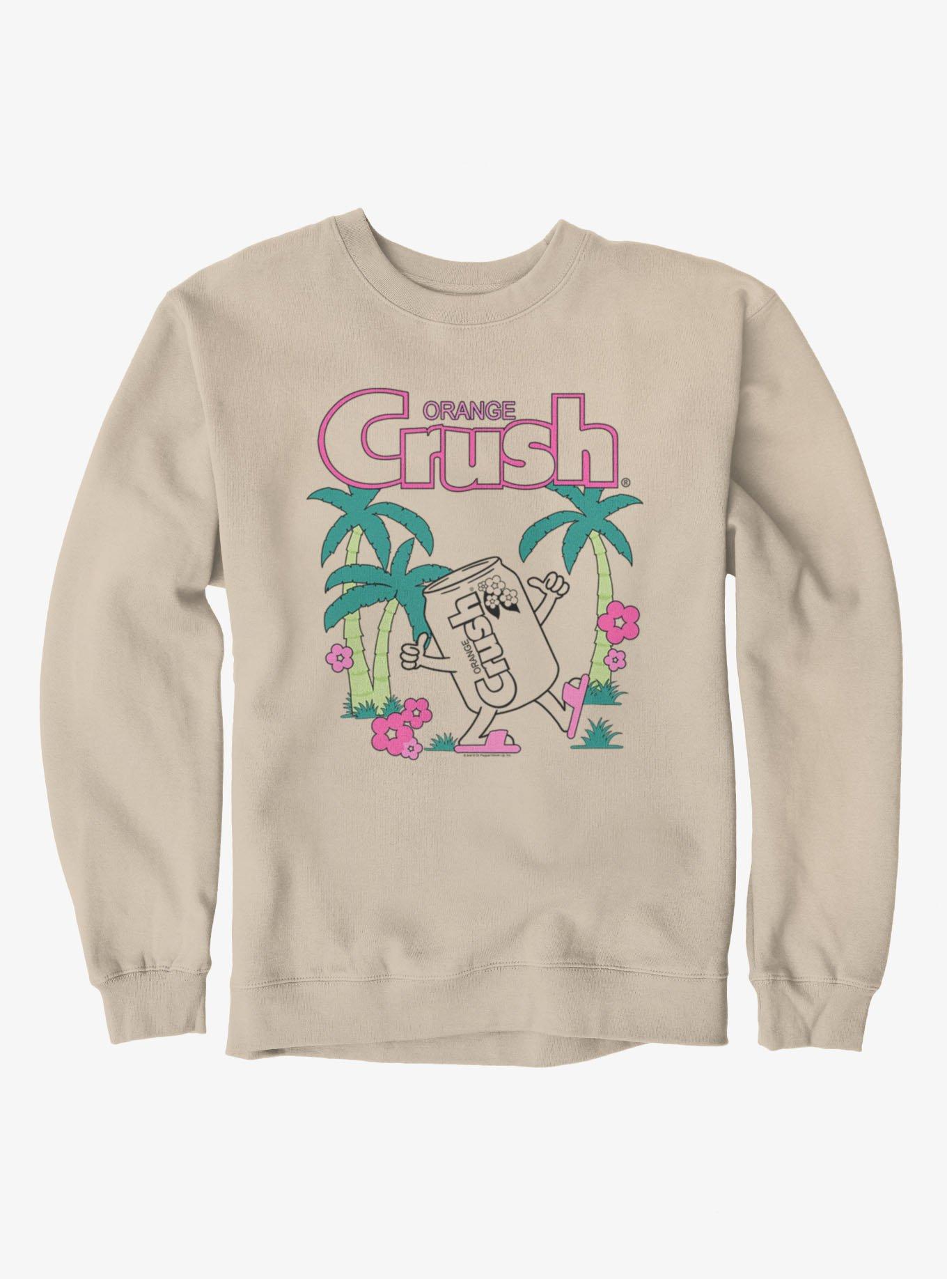 Orange Crush Tropical Sweatshirt Hot Topic Exclusive