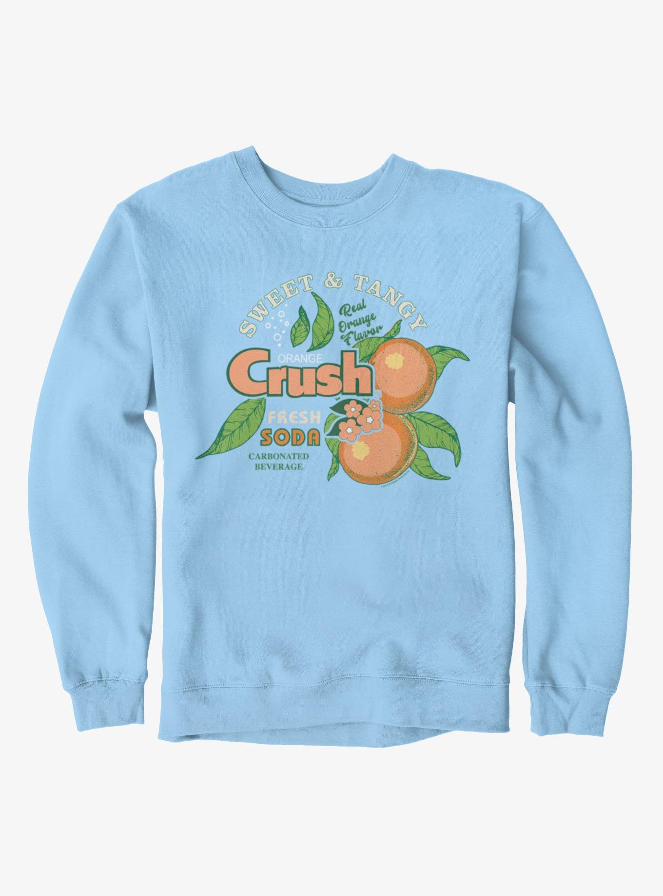 Orange Crush Sweet & Tangy That Thirst Sweatshirt Hot Topic Exclusive, , hi-res