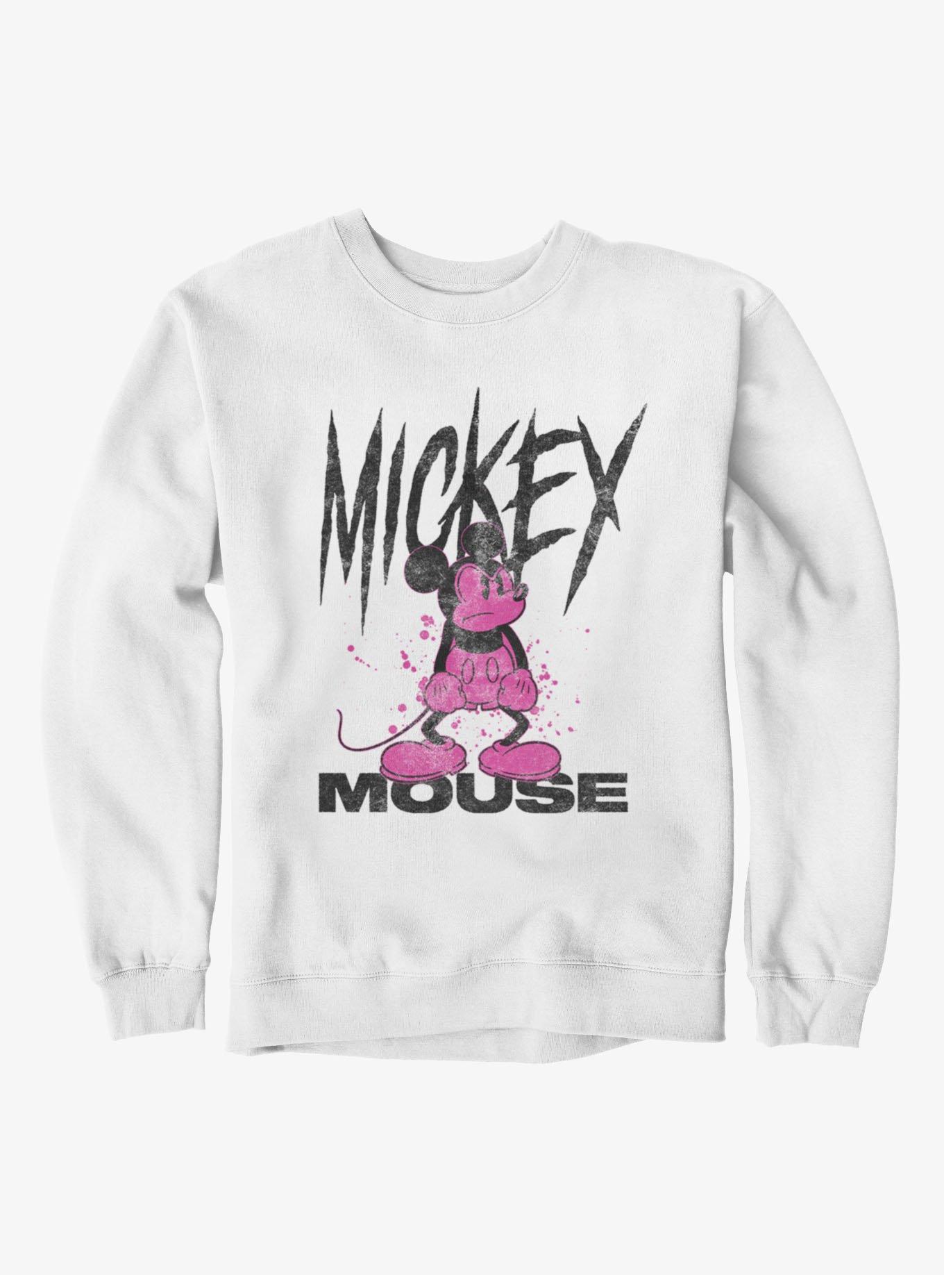 Disney Mickey Mouse Pink Splash Sweatshirt, , hi-res