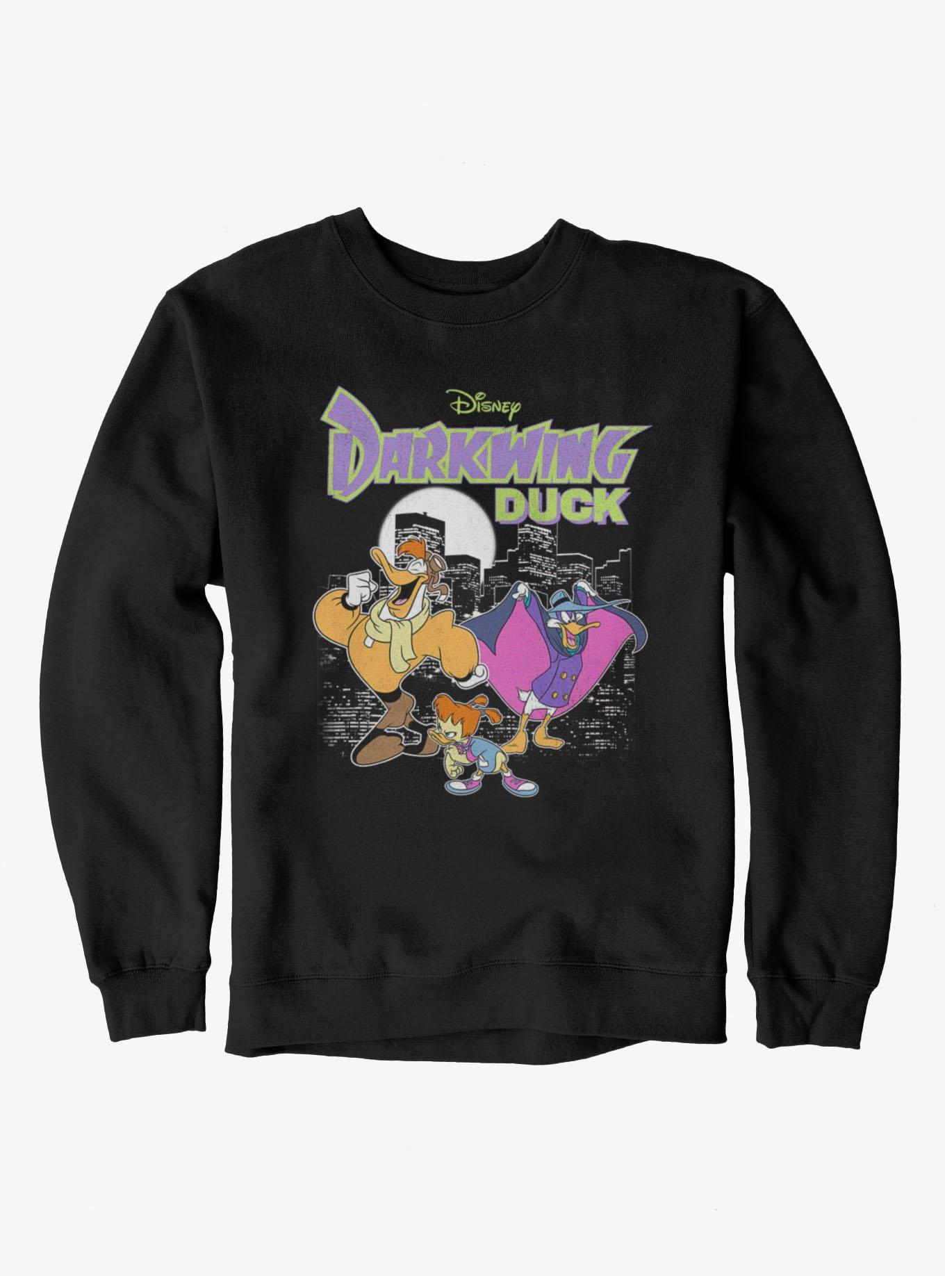 Disney Darkwing Duck Character Adventures Sweatshirt Hot Topic Exclusive, , hi-res