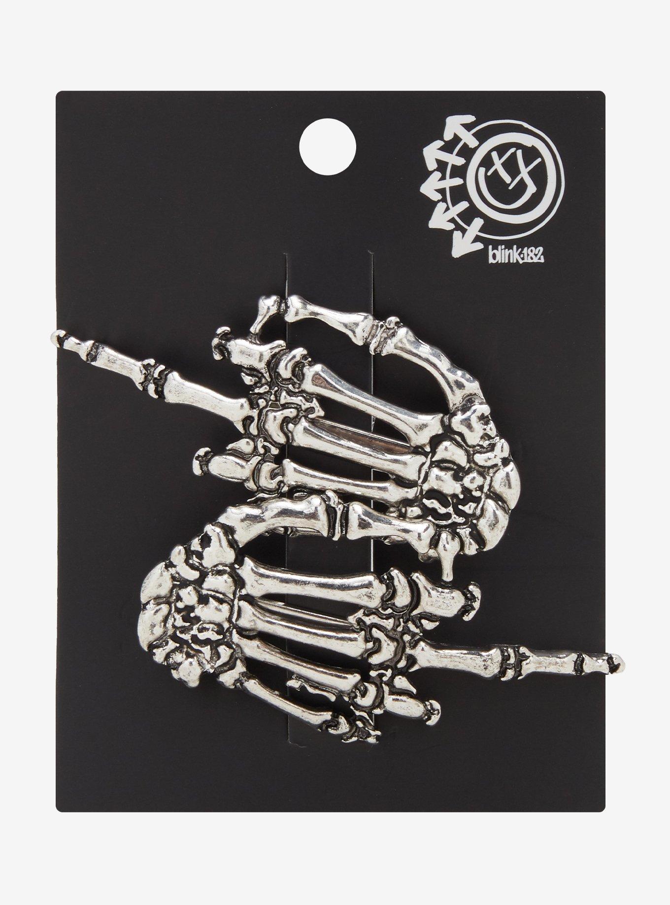 Blink-182 Skeleton Hands Hair Clip Set, , hi-res