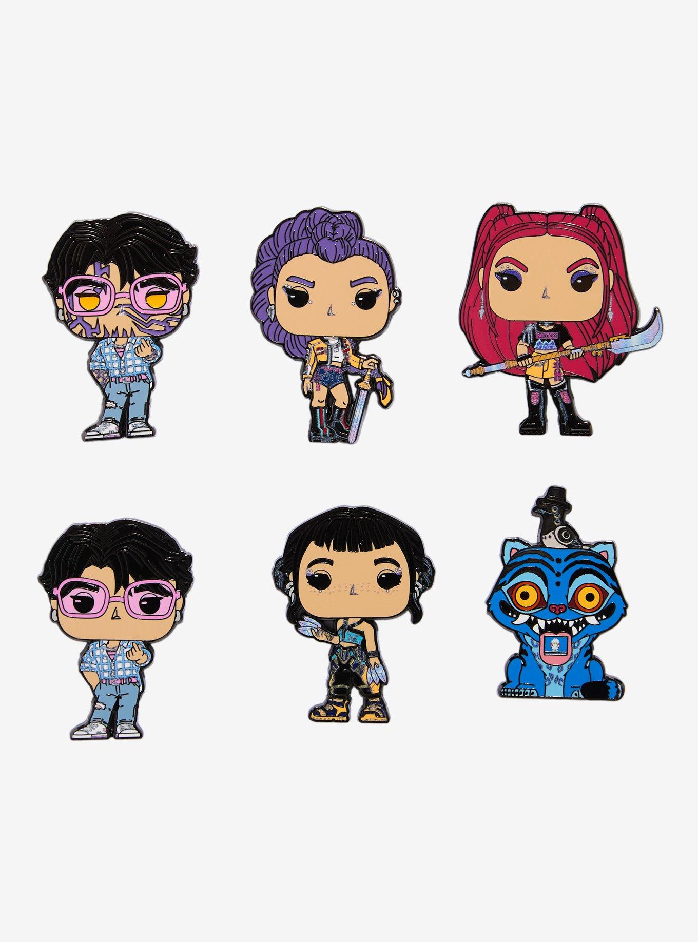 Loungefly KPop Demon Hunters Blind Box Enamel Pin, , hi-res