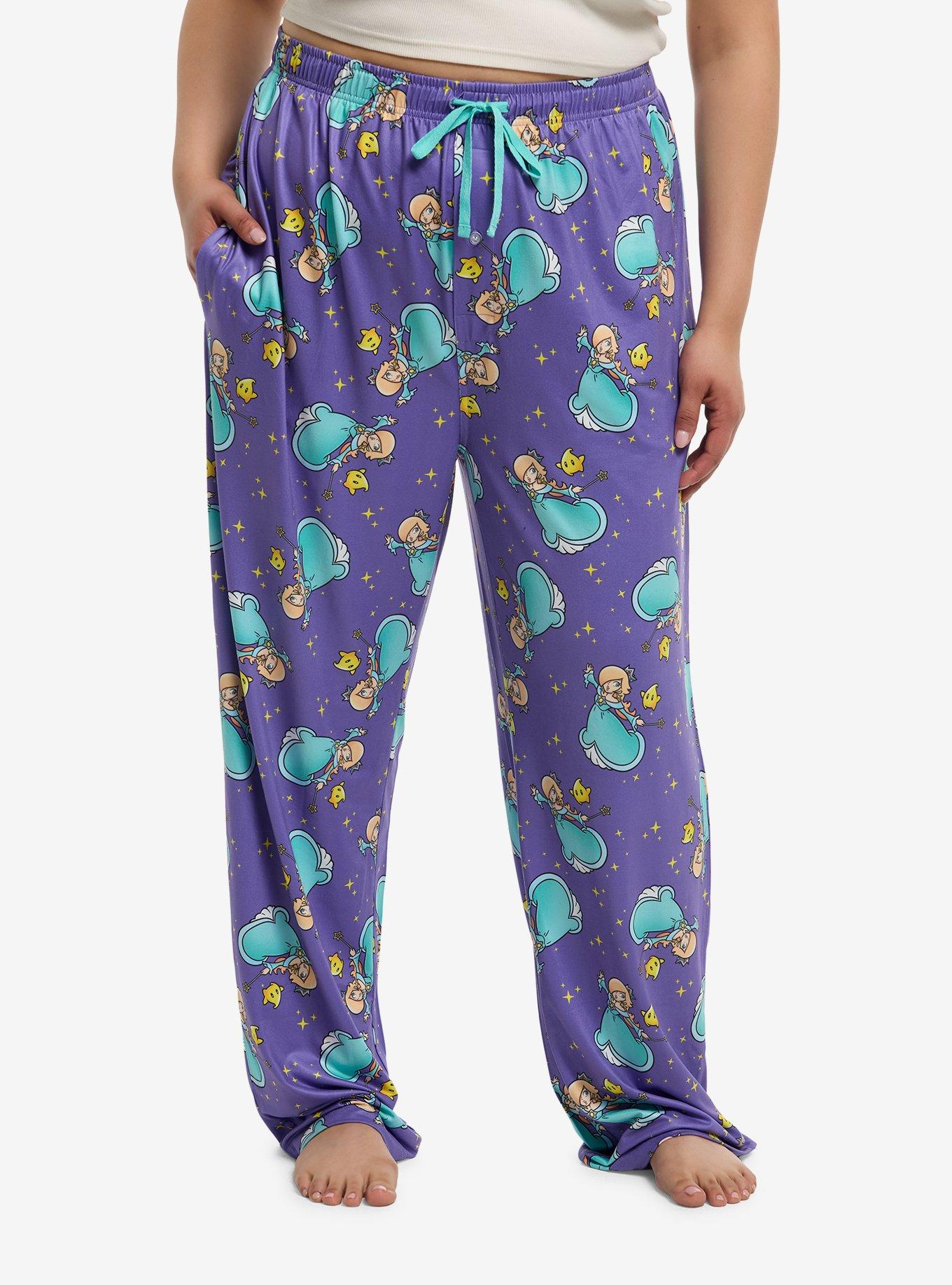Super Mario Princess Rosalina Pajama Pants Plus Size, , hi-res